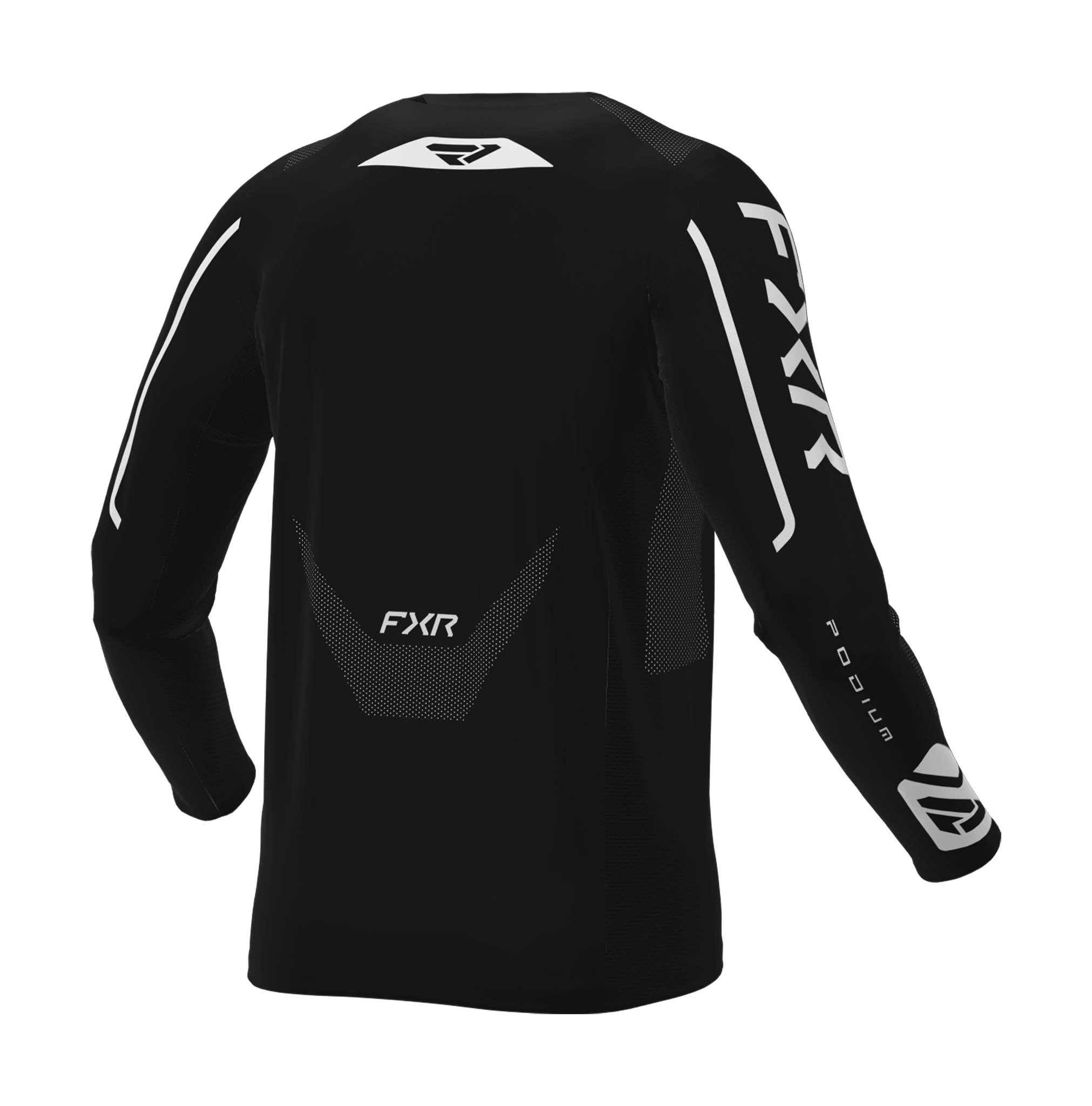 FXR Cross Shirt 2026 Podium Relay - Zwart / Wit