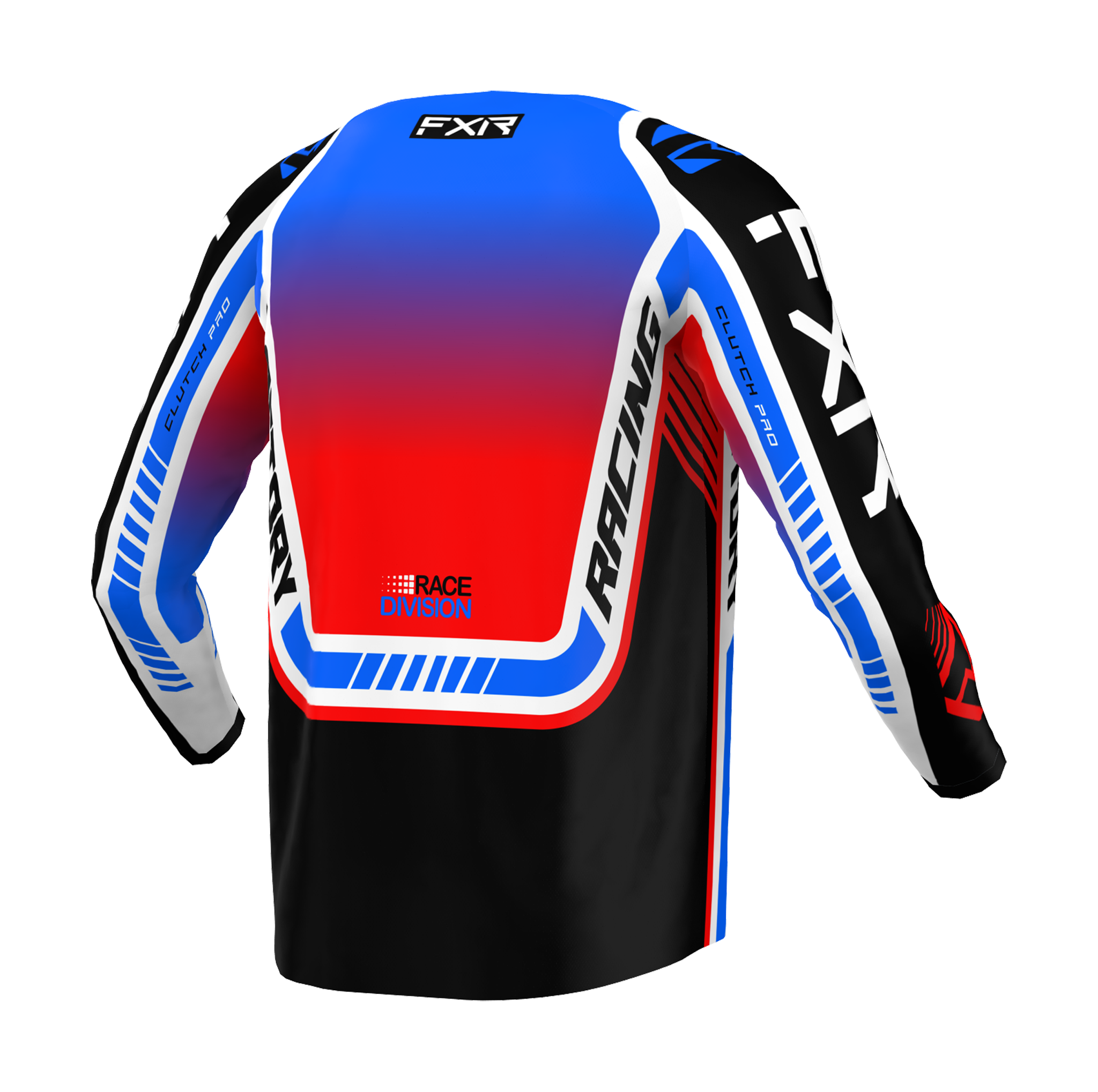 FXR Cross Shirt Clutch Pro - Blauw / Rood / Wit