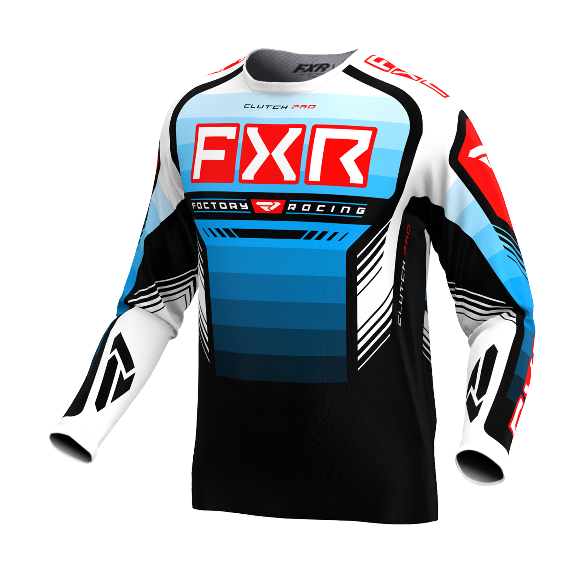 FXR Crosskleding Clutch Pro - Blauw / Rood / Zwart