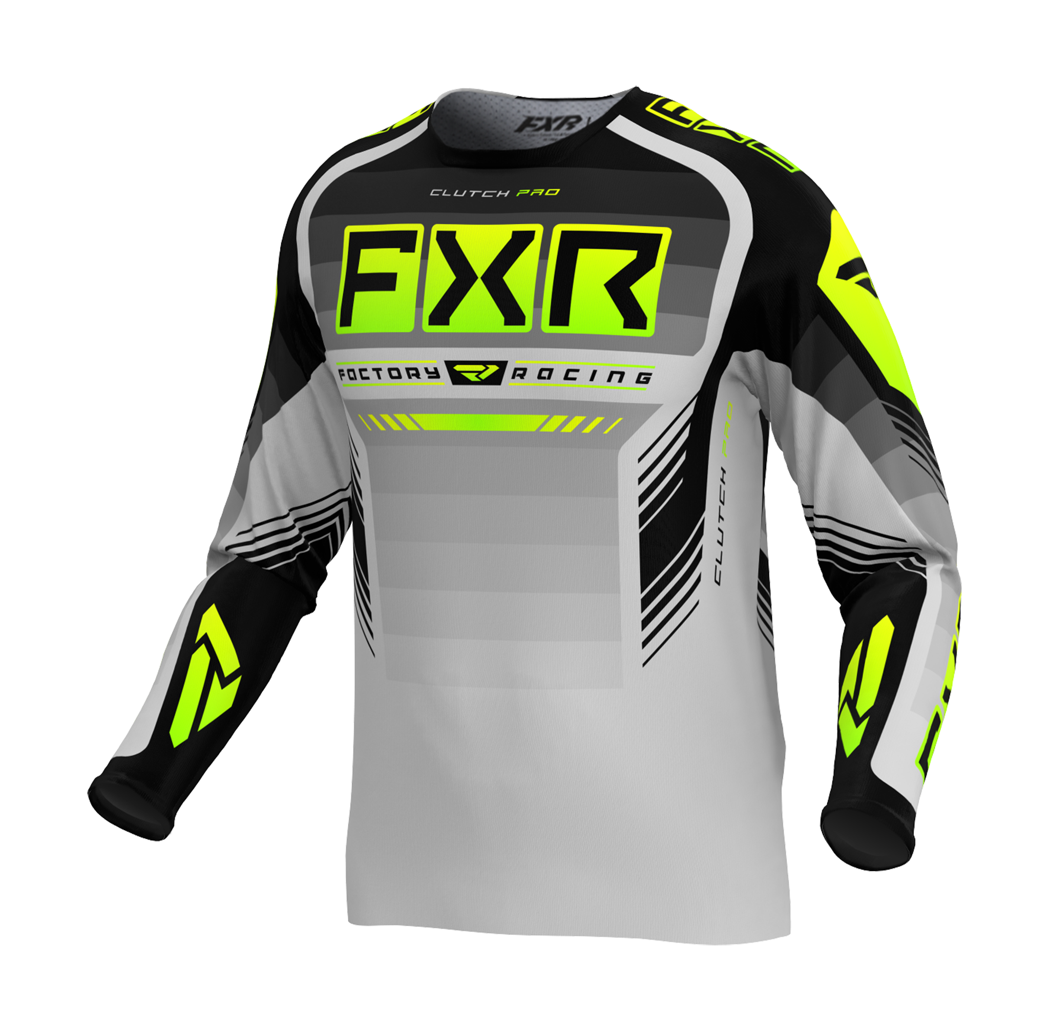 FXR Crosskleding Clutch Pro - Grijs / HiVis