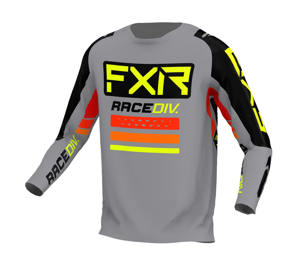 FXR Cross Shirt Clutch Pro - Grijs / Zwart / High-Vis