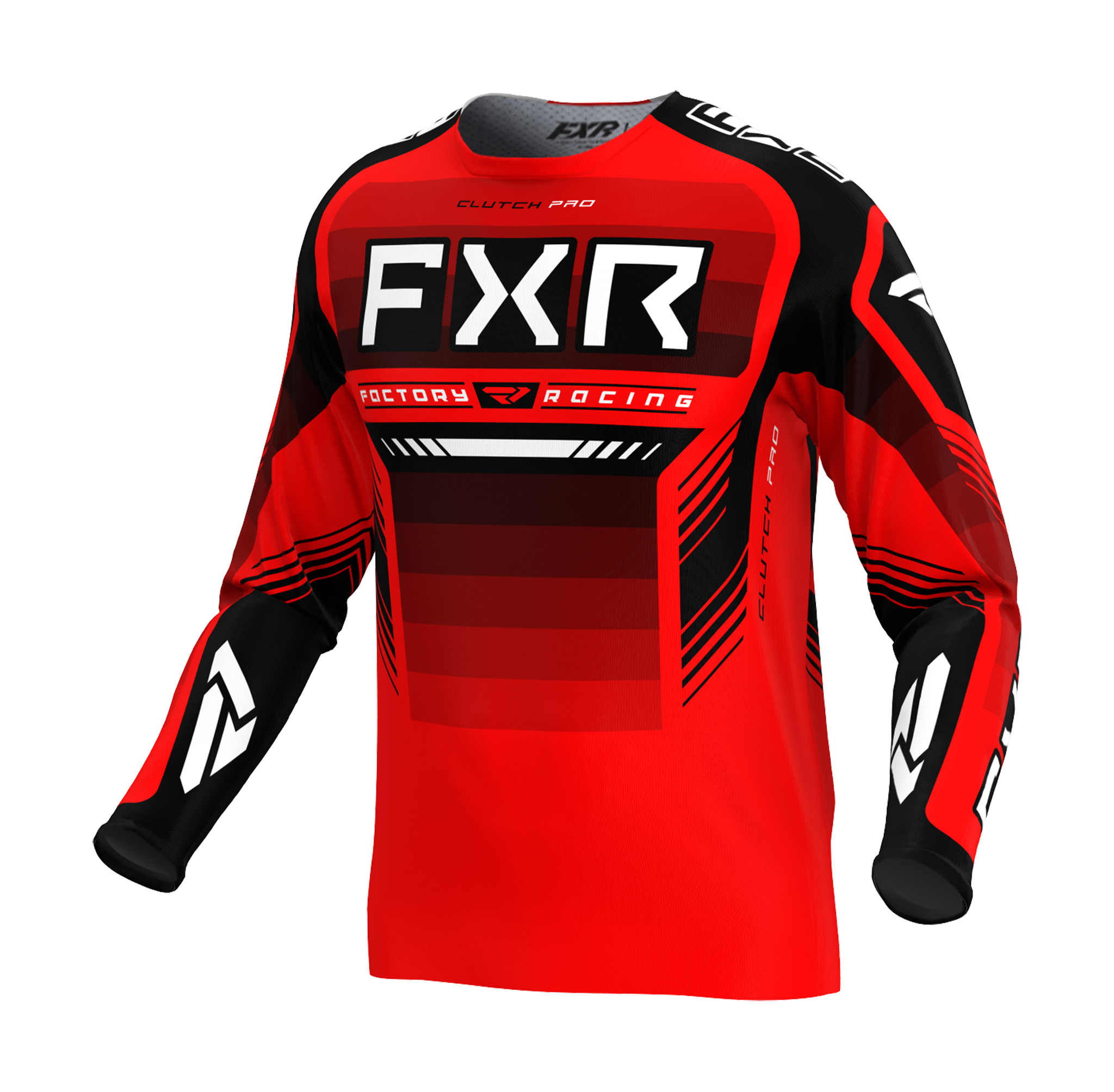 FXR Cross Shirt Clutch Pro - Rood / Zwart