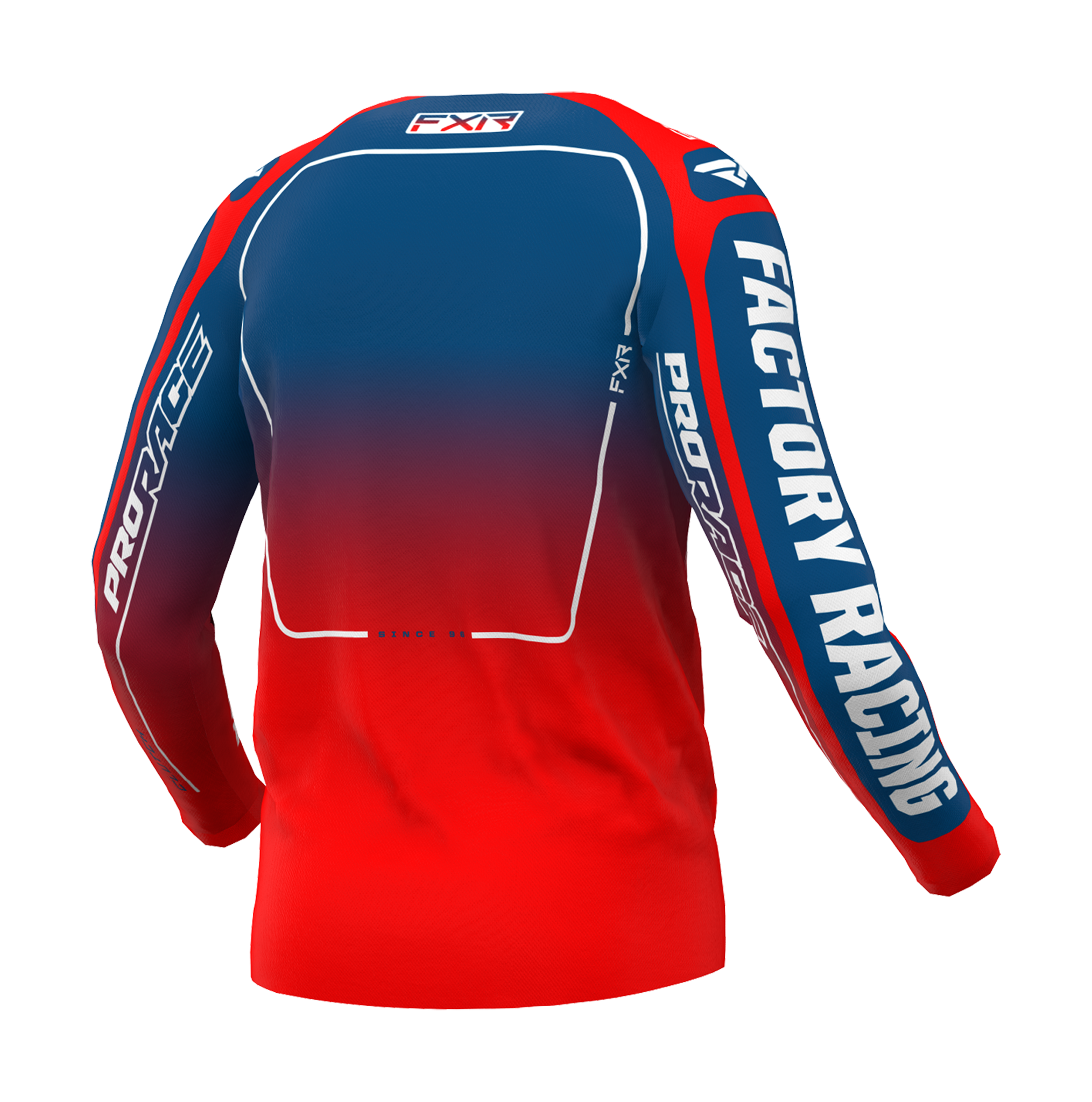 FXR Cross Shirt Clutch - Slate / Rood