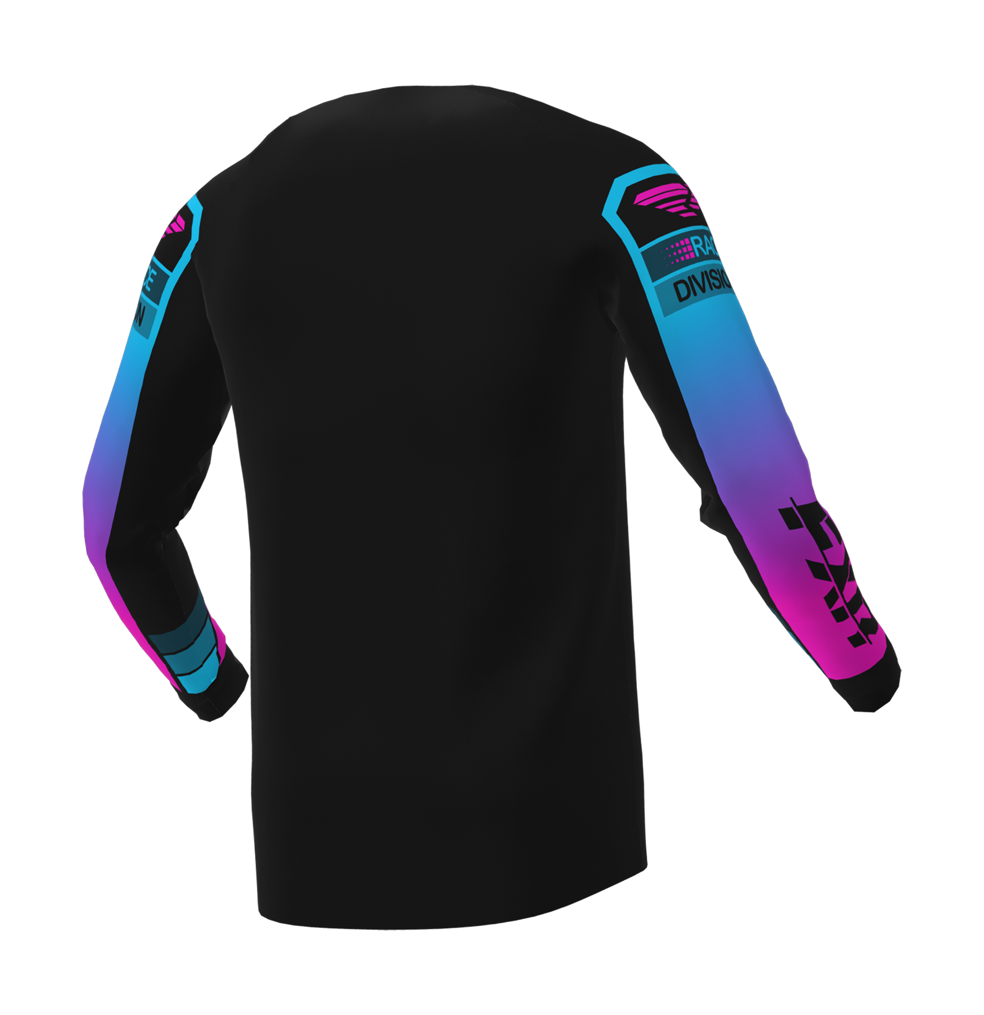 FXR Cross Shirt Clutch - Zwart / Sky / Roze