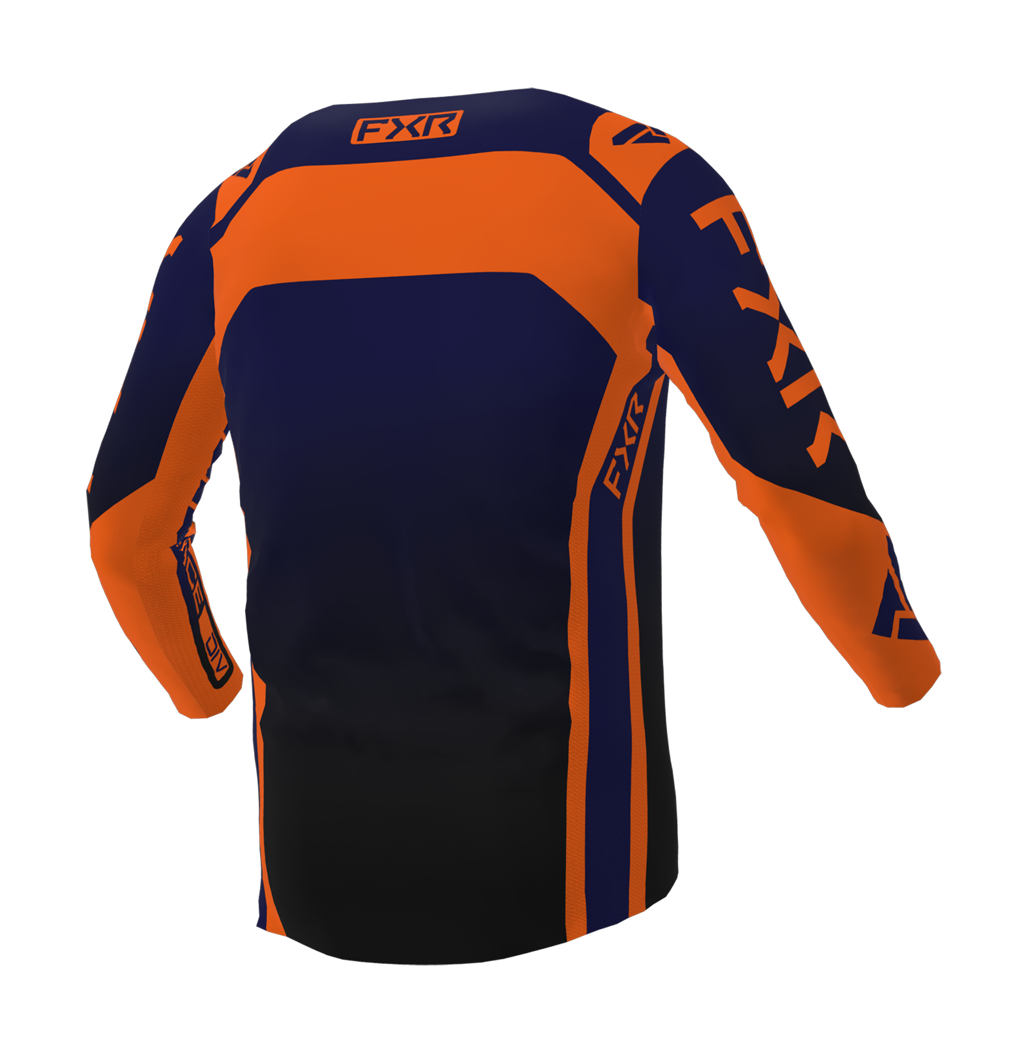 FXR Cross Shirt Contender - Midnight / Oranje