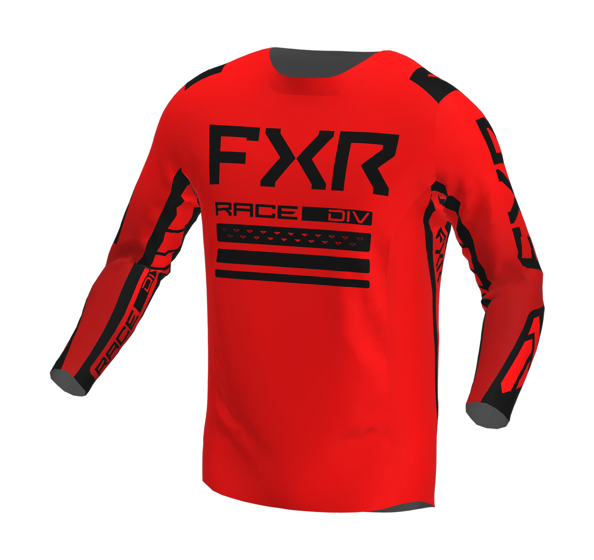 FXR Cross Shirt Contender - Rood / Zwart