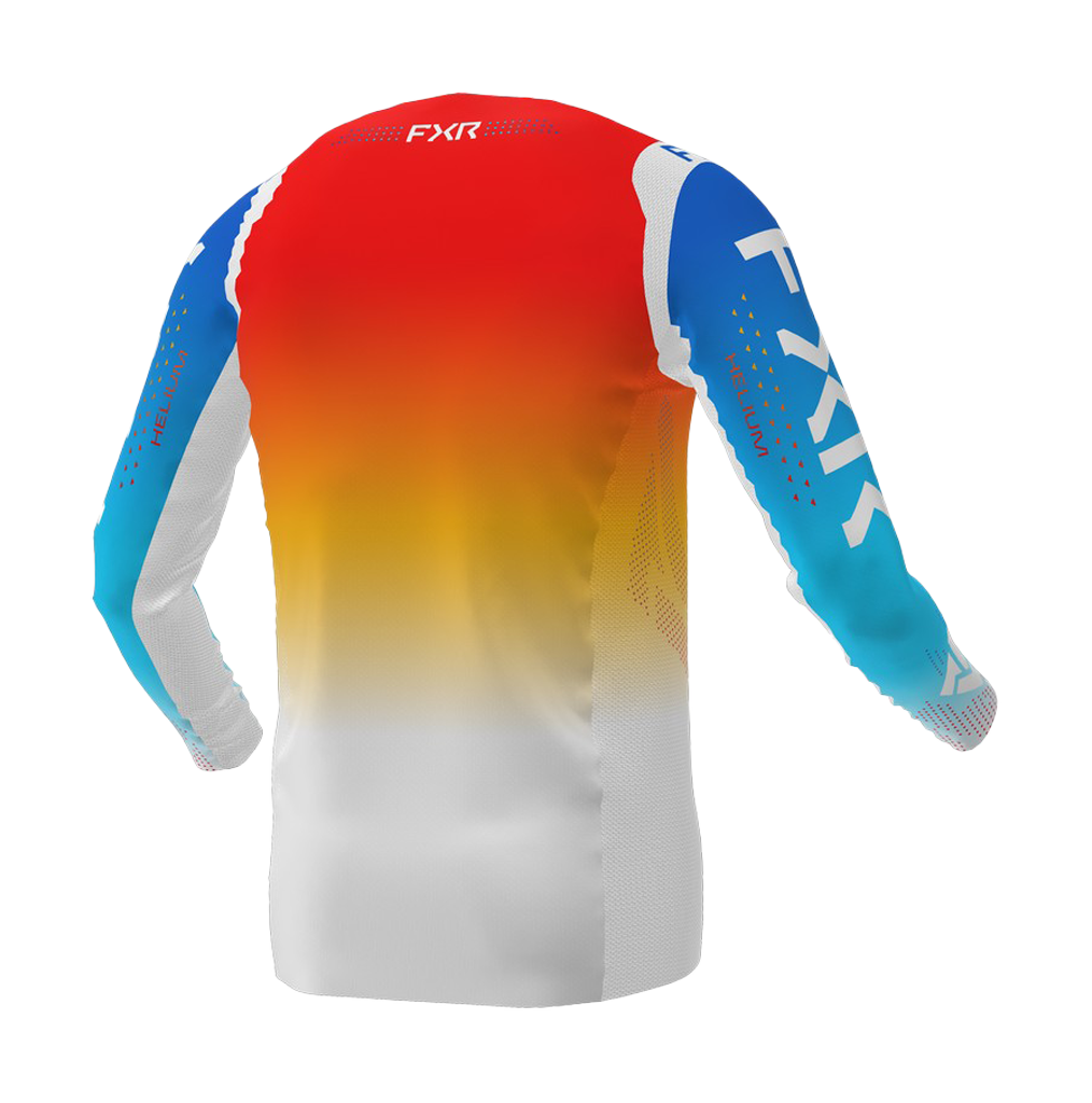 FXR Cross Shirt Helium - Blauw / Tangerine