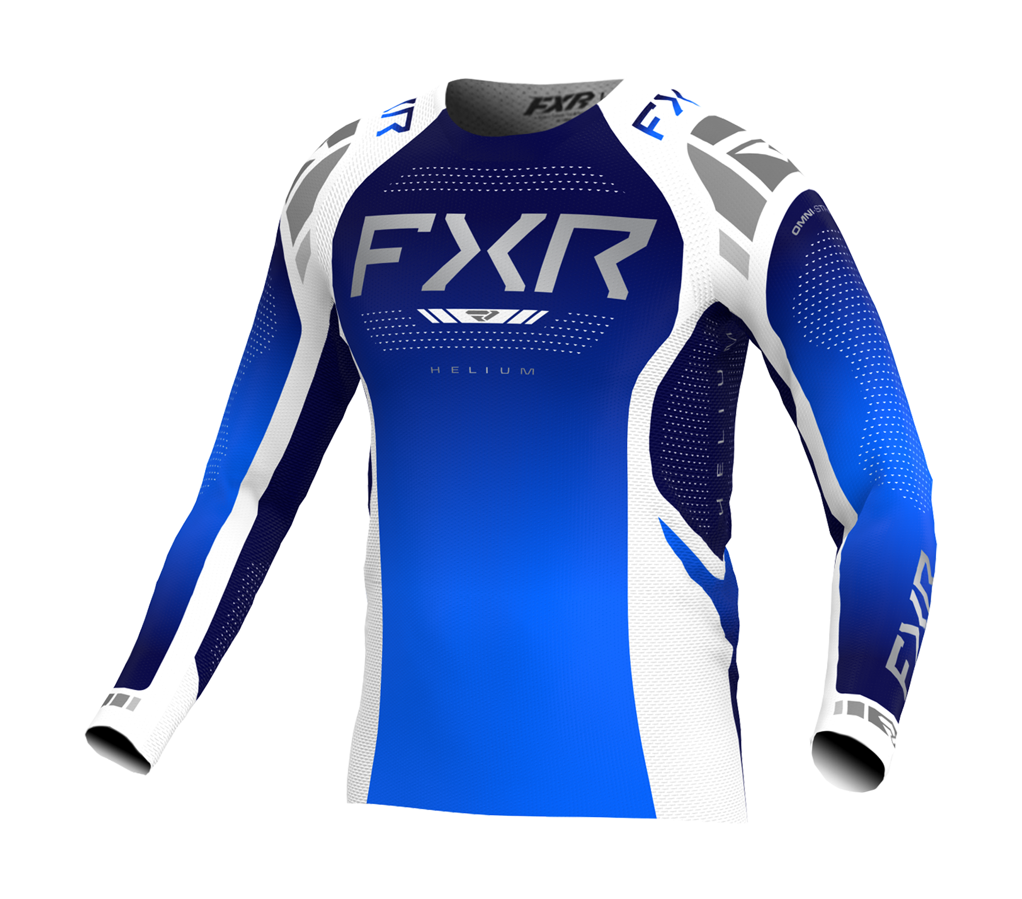 FXR Cross Shirt Helium - Cobalt