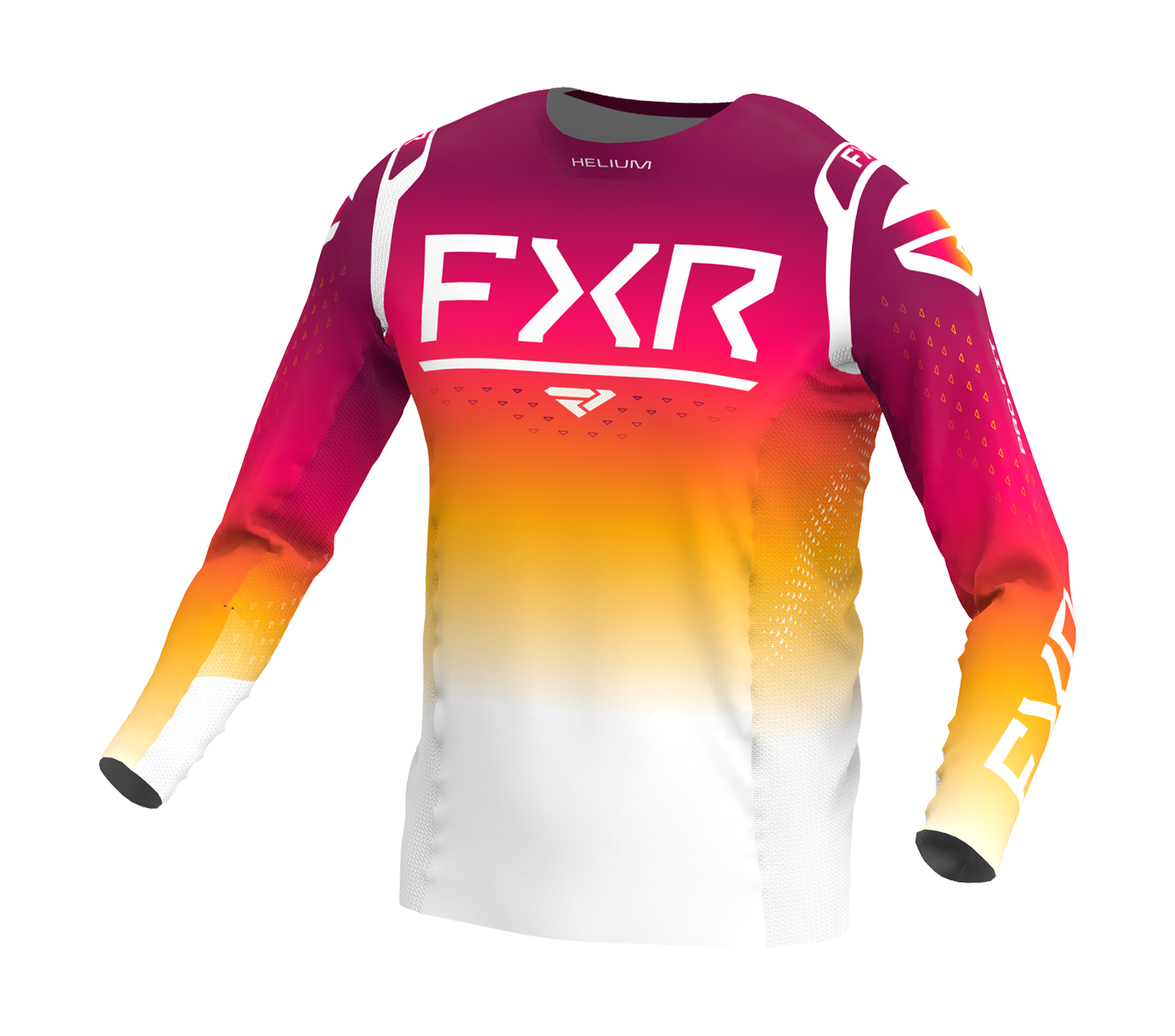 FXR Cross Shirt Helium - Sangria