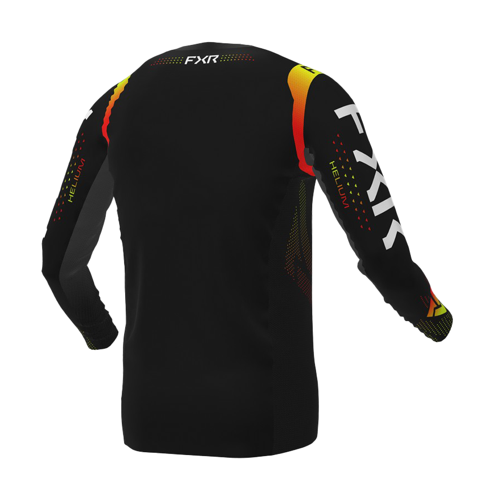 FXR Cross Shirt Helium - Zwart / Inferno