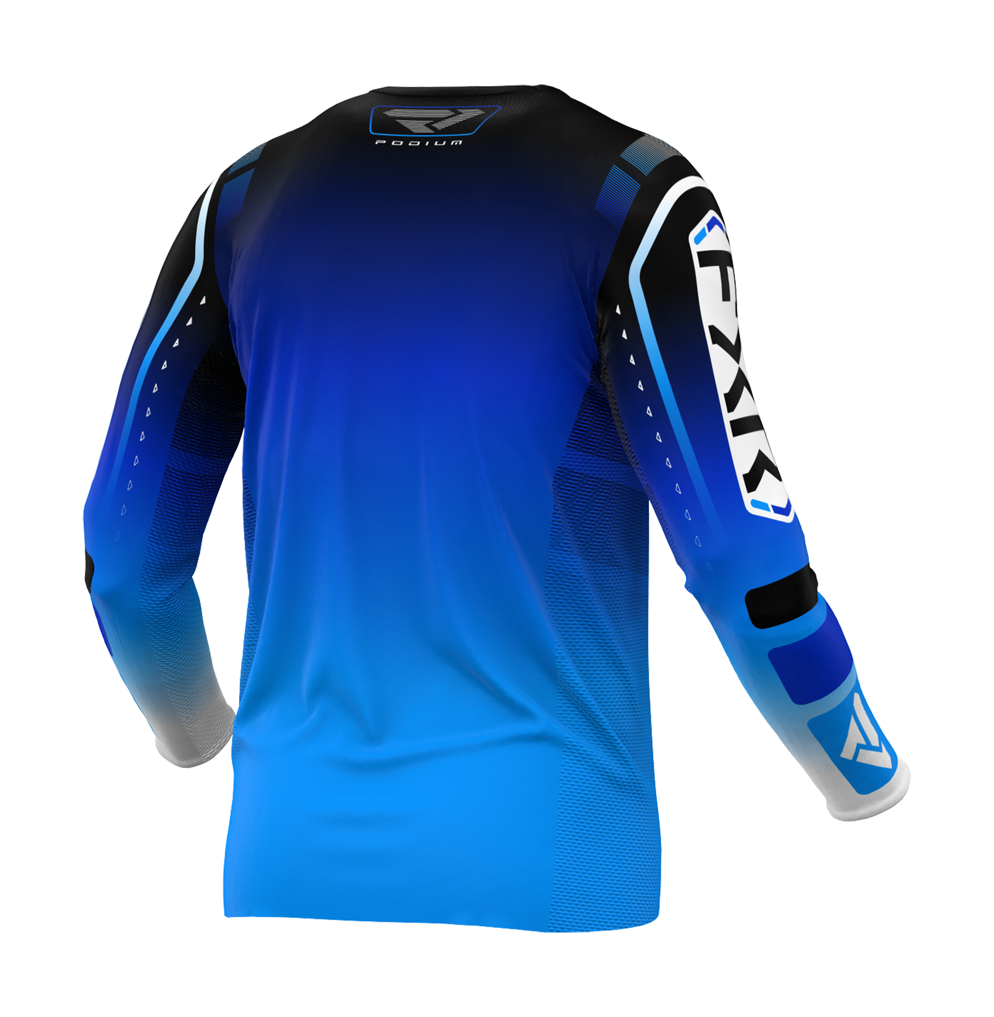 FXR Cross Shirt Podium - Blauw / Wit