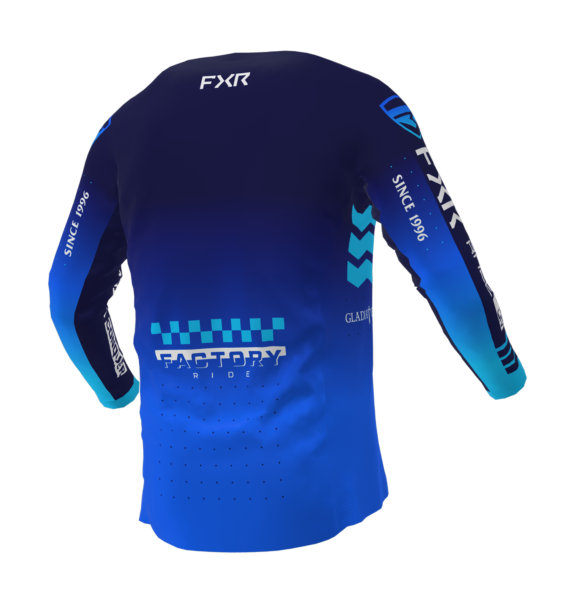 FXR Cross Shirt Podium Gladiator - Blauw