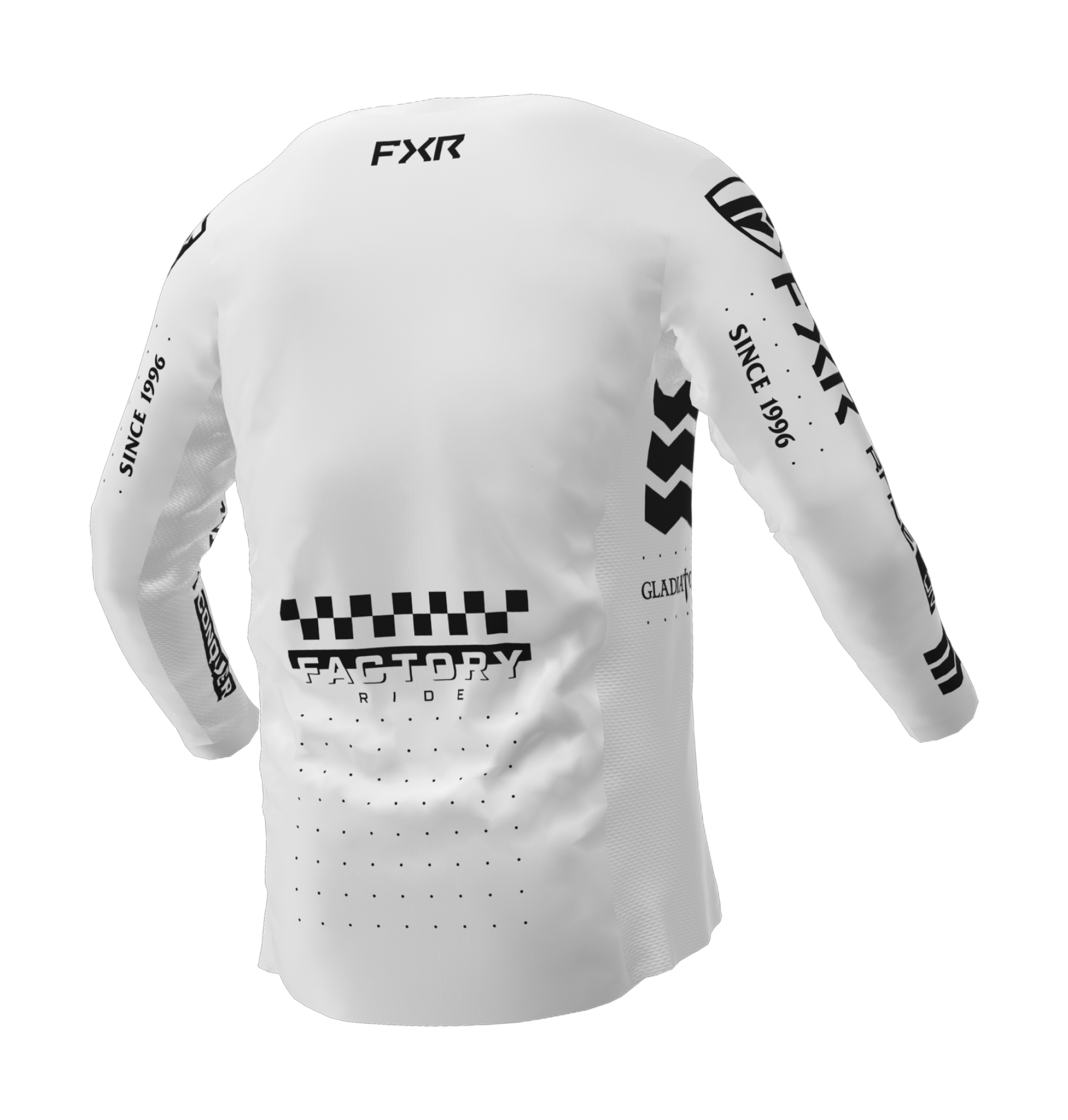 FXR Cross Shirt Podium Gladiator - Wit