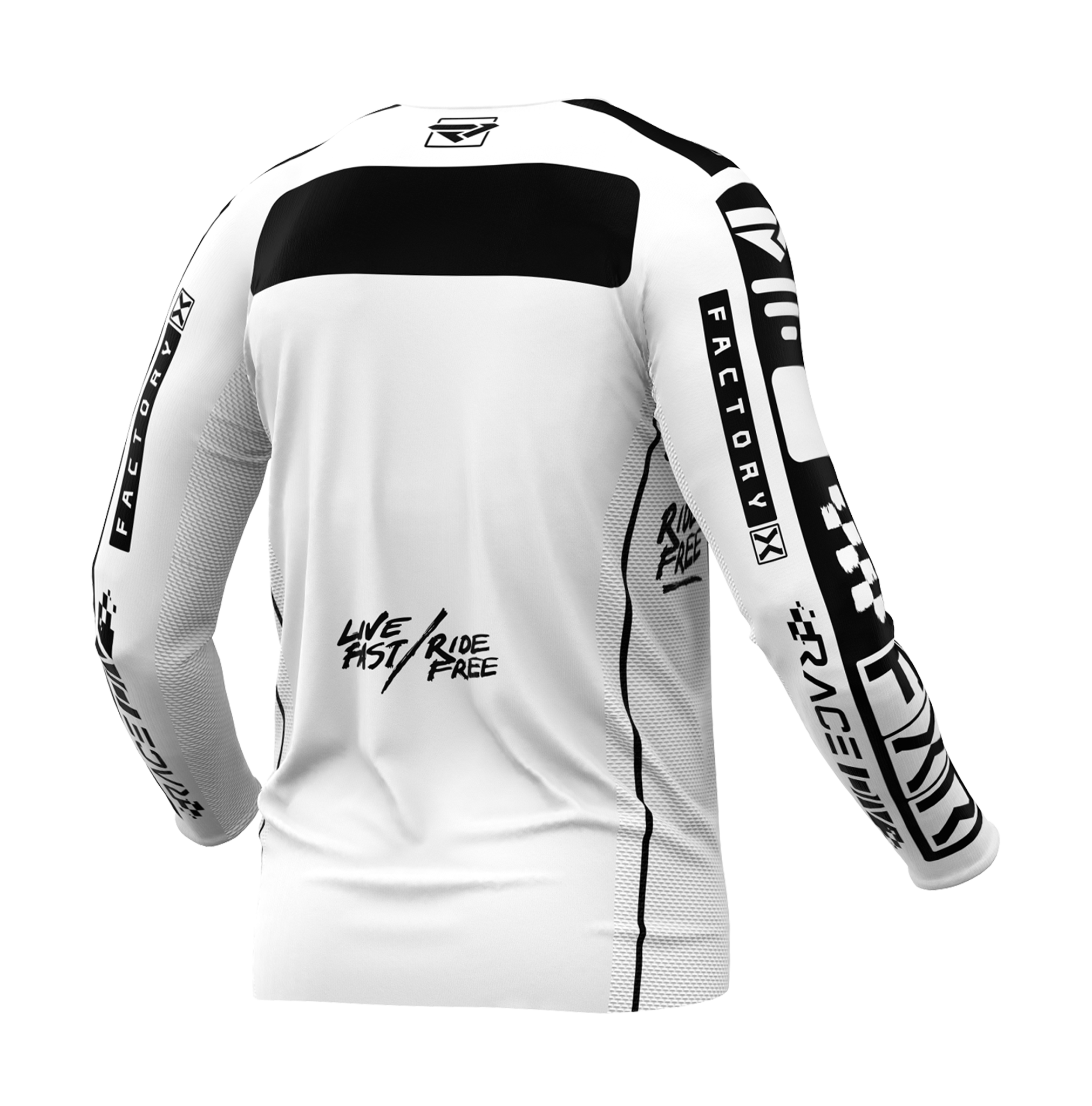 FXR Cross Shirt Podium Gladiator - Wit / Zwart