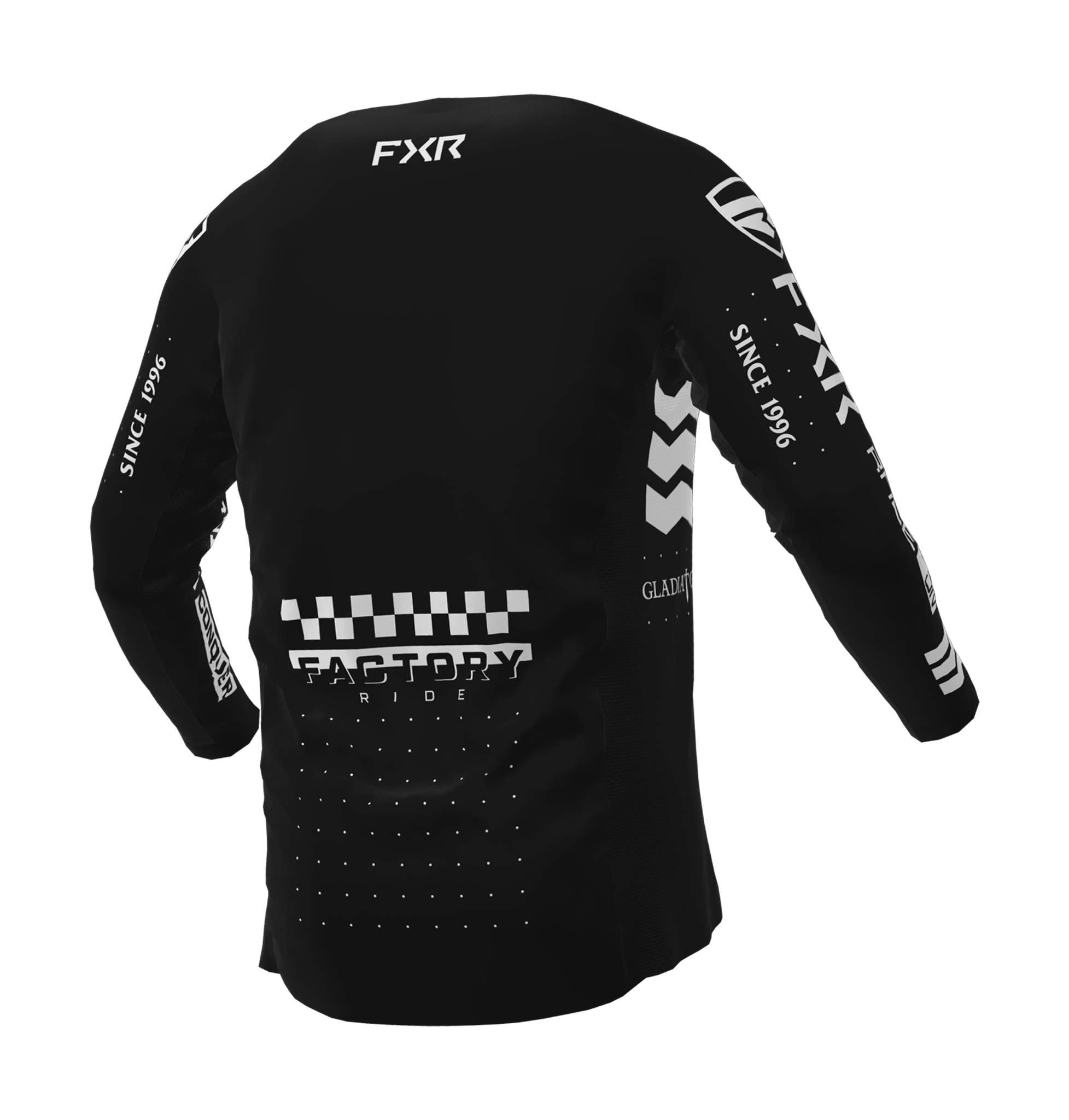 FXR Cross Shirt Podium Gladiator - Zwart