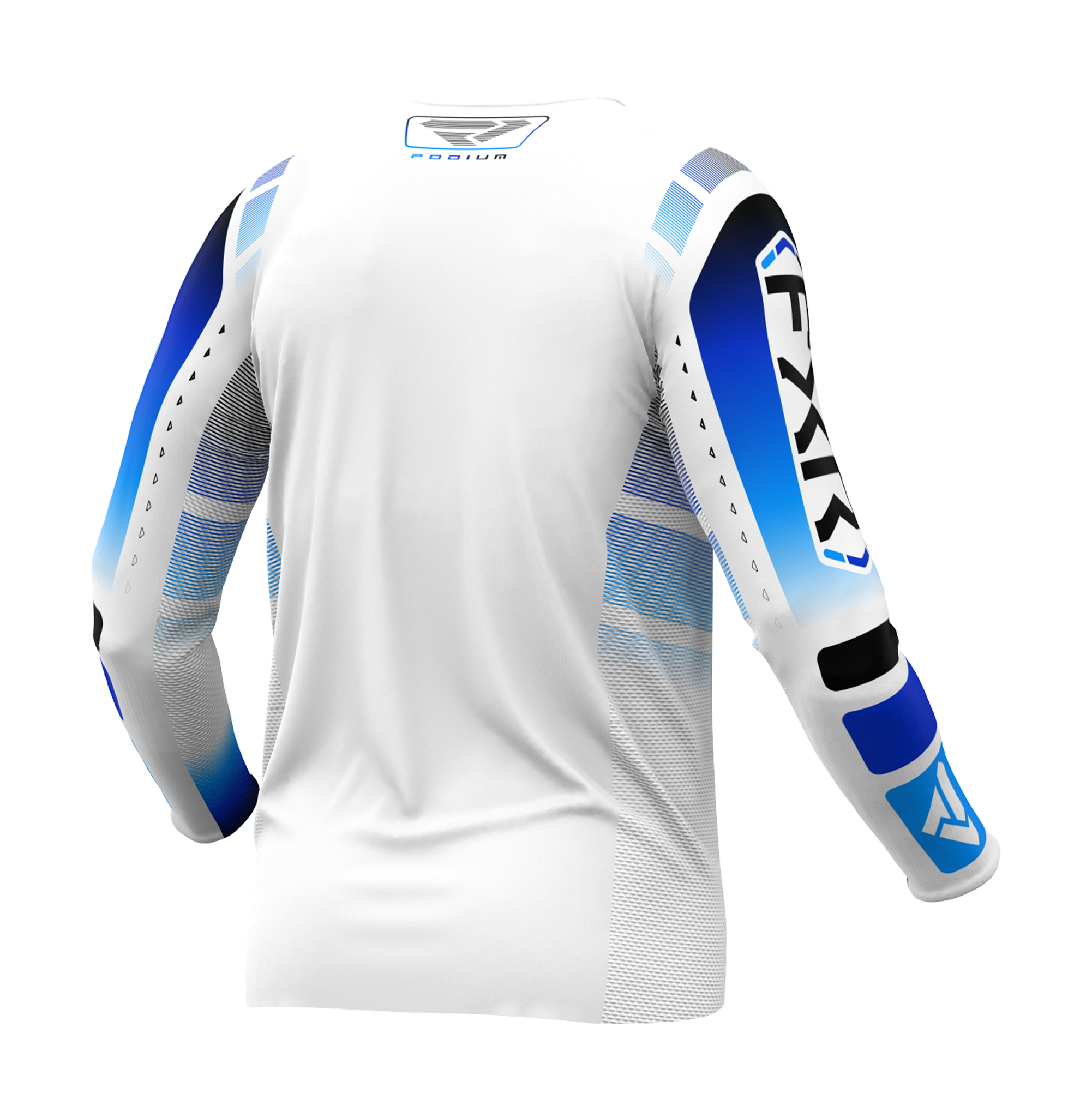 FXR Cross Shirt Podium - Wit / Blauw