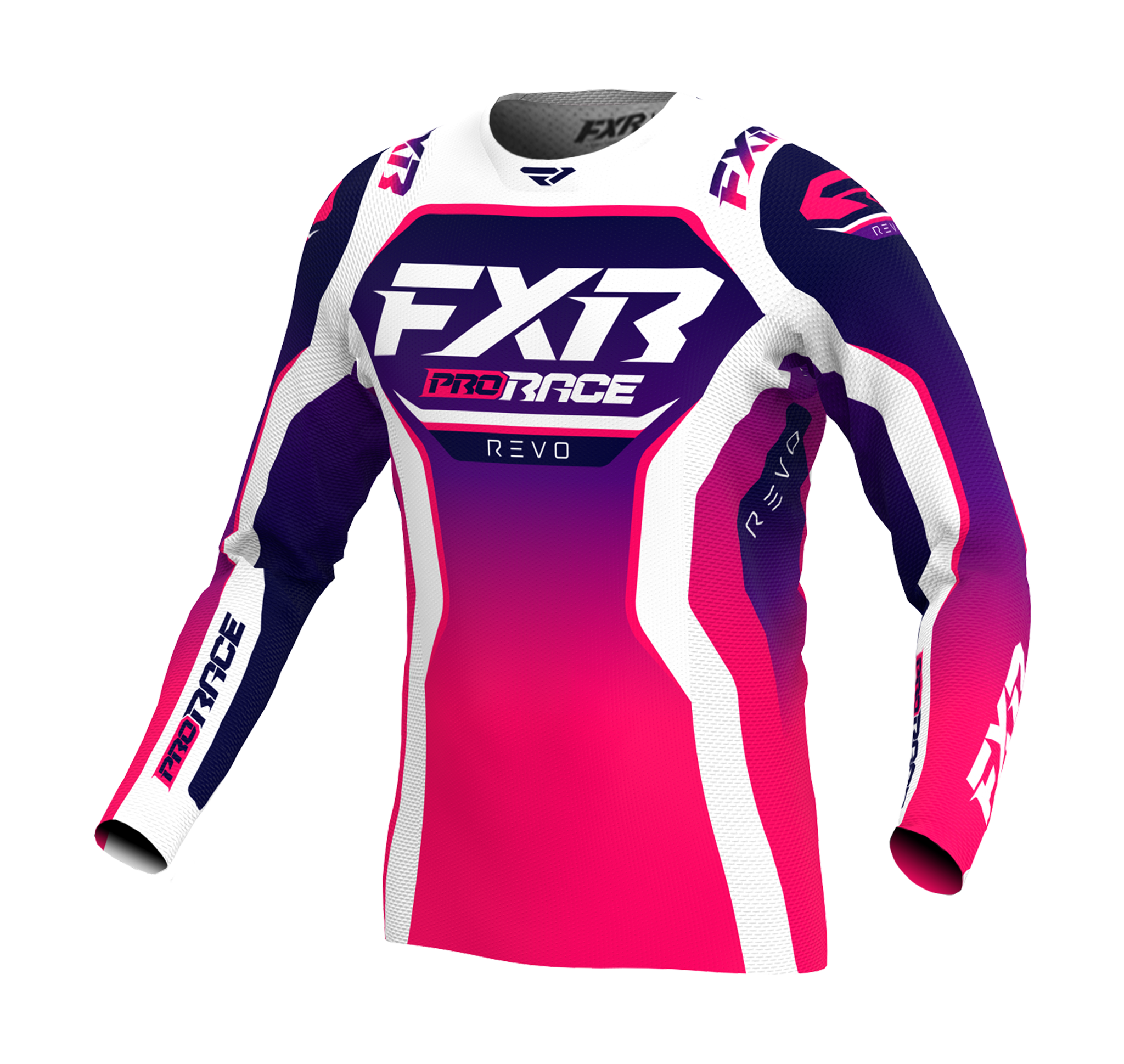 FXR Cross Shirt Revo - Razz