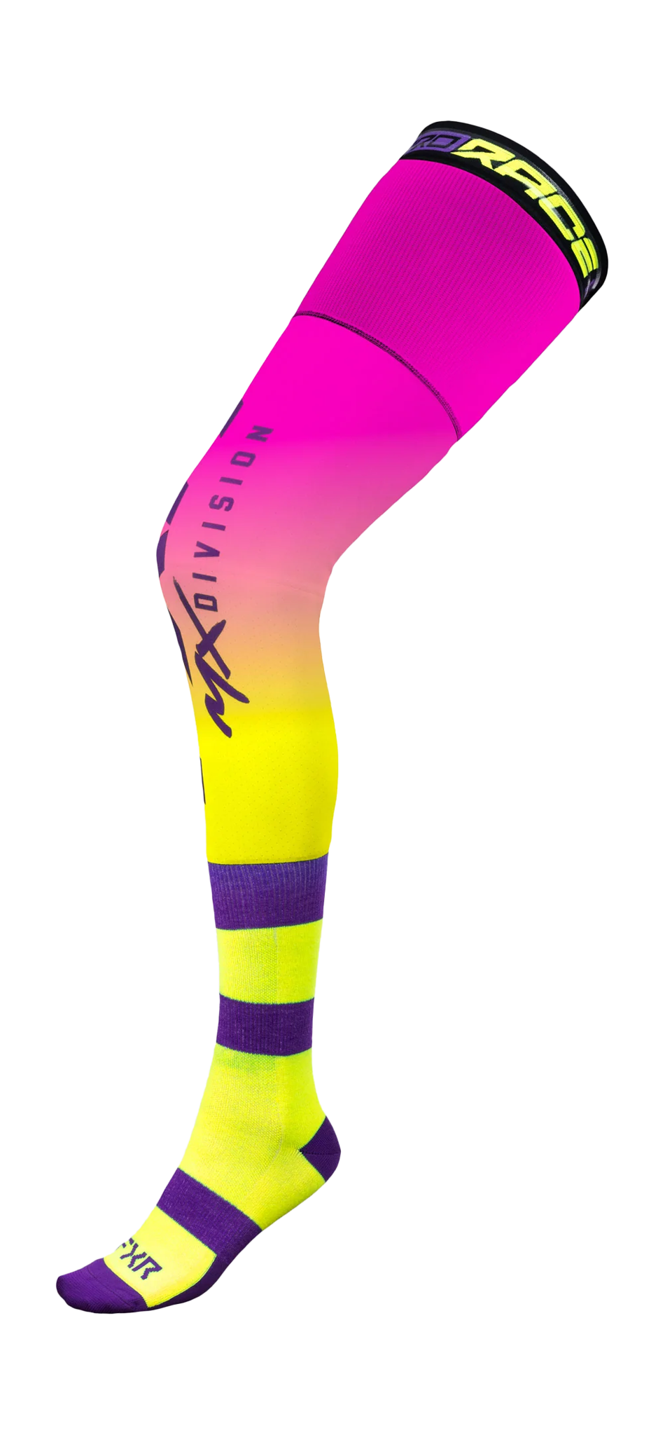 FXR Cross Sokken Lang Kniebrace - Led