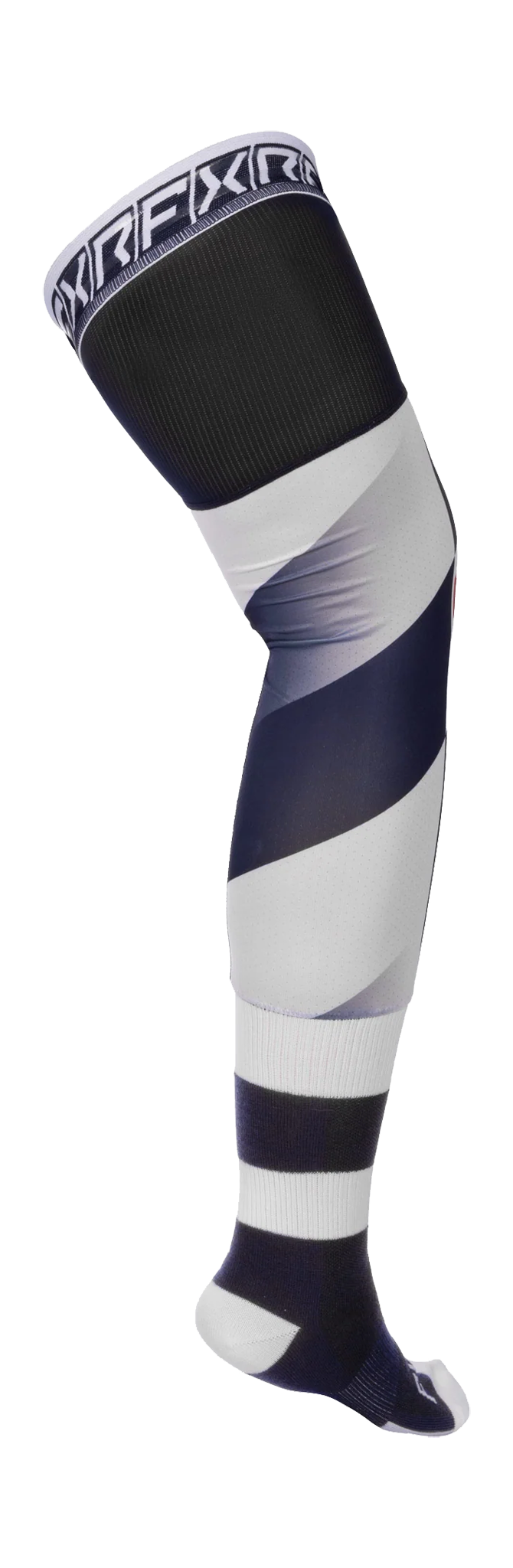 FXR Cross Sokken Lang Kniebrace - Midnight / Wit