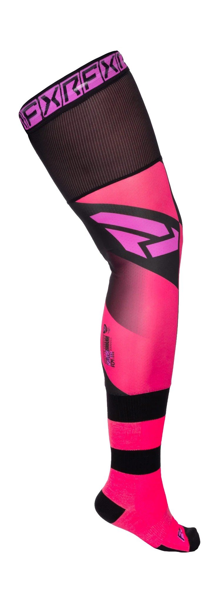 FXR Cross Sokken Lang Kniebrace - Razz / Roze