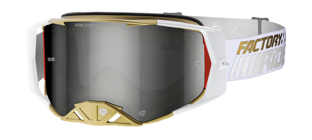 FXR Crossbril Factory Ride - Crisp - Smoke / Zilver Lens