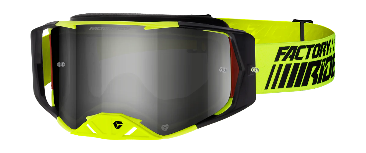 FXR Crossbril Factory Ride - Trigger - Smoke / Zilver Lens