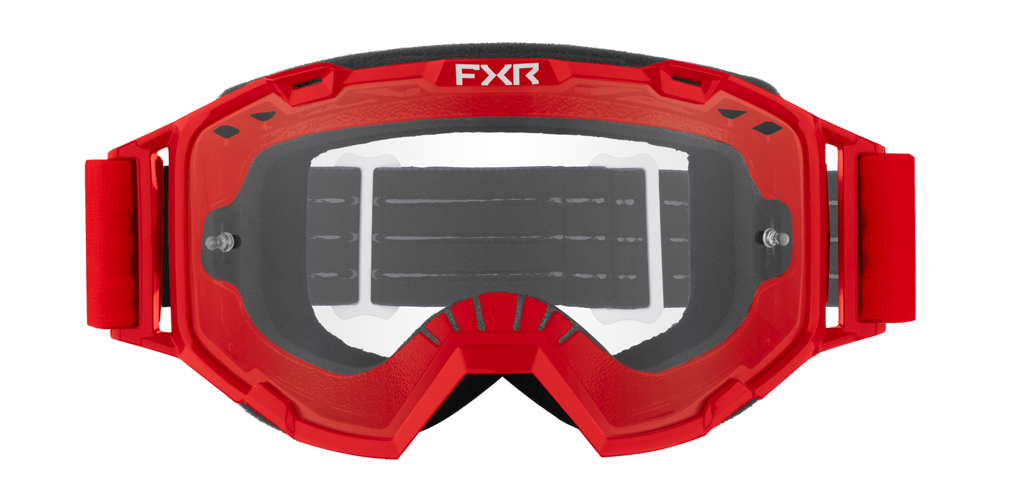 FXR Crossbril Maverick Prime - Rood - Clear Lens