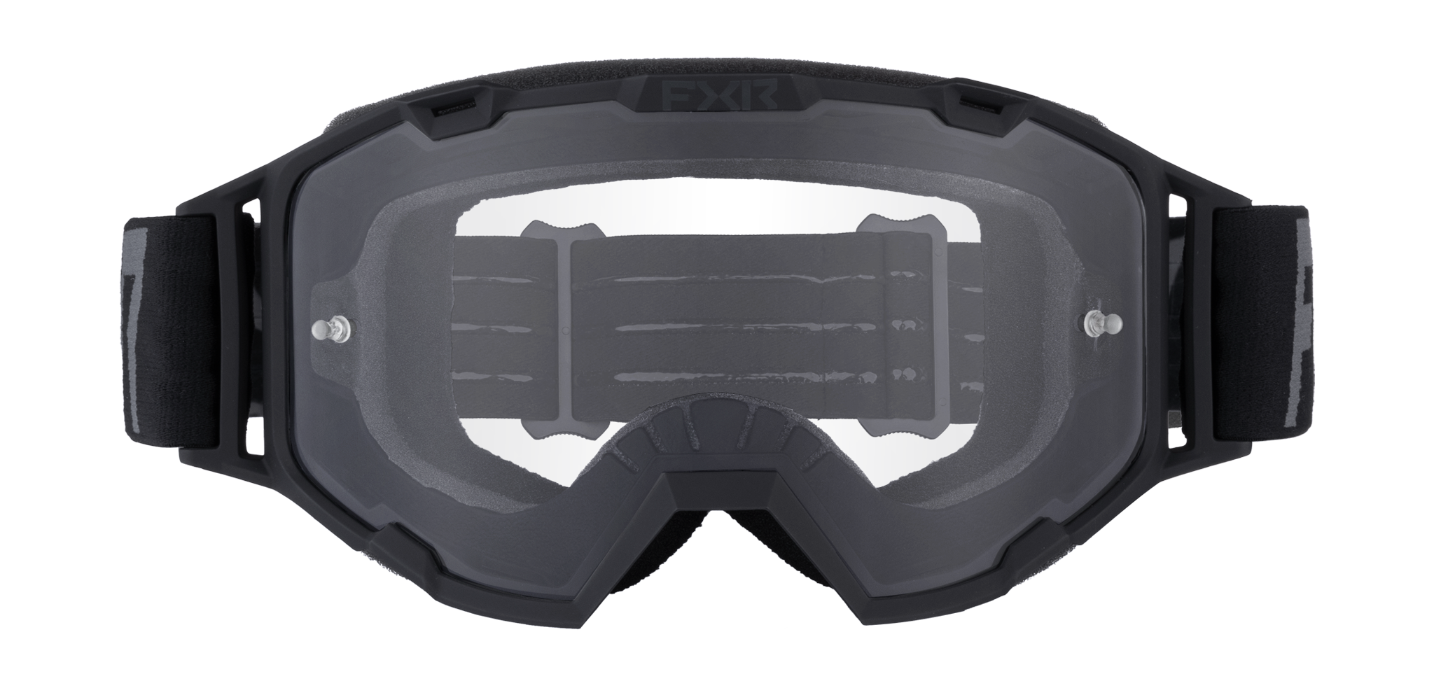 FXR Crossbril Maverick Prime - Zwart - Clear Lens