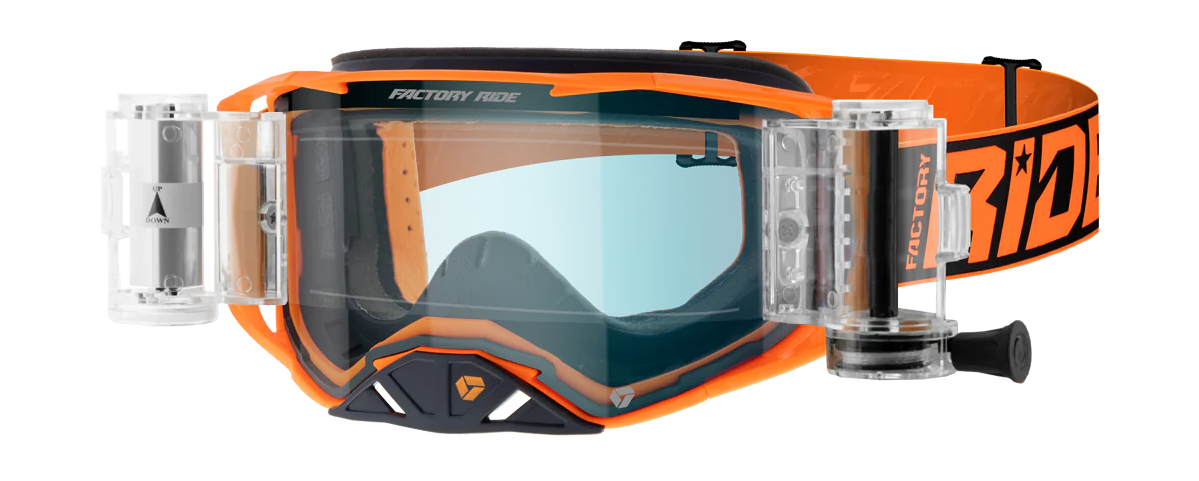 FXR Crossbril Roll-Off Factory Ride - Crush - Clear Lens