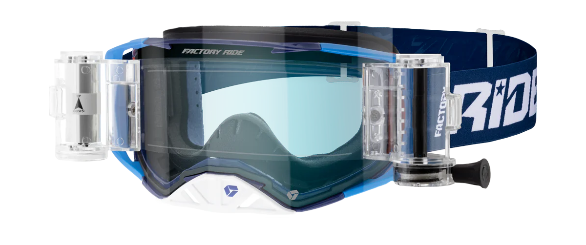 FXR Crossbril Roll-Off Factory Ride - Icebox - Clear Lens
