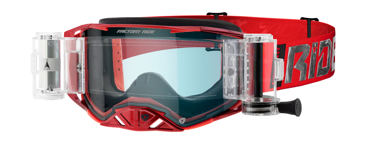 FXR Crossbril Roll-Off Factory Ride - Livid - Clear Lens