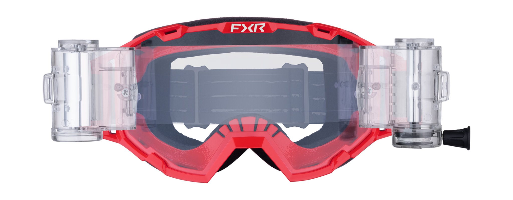 FXR Crossbril Roll-Off Maverick Prime - Rood - Clear Lens