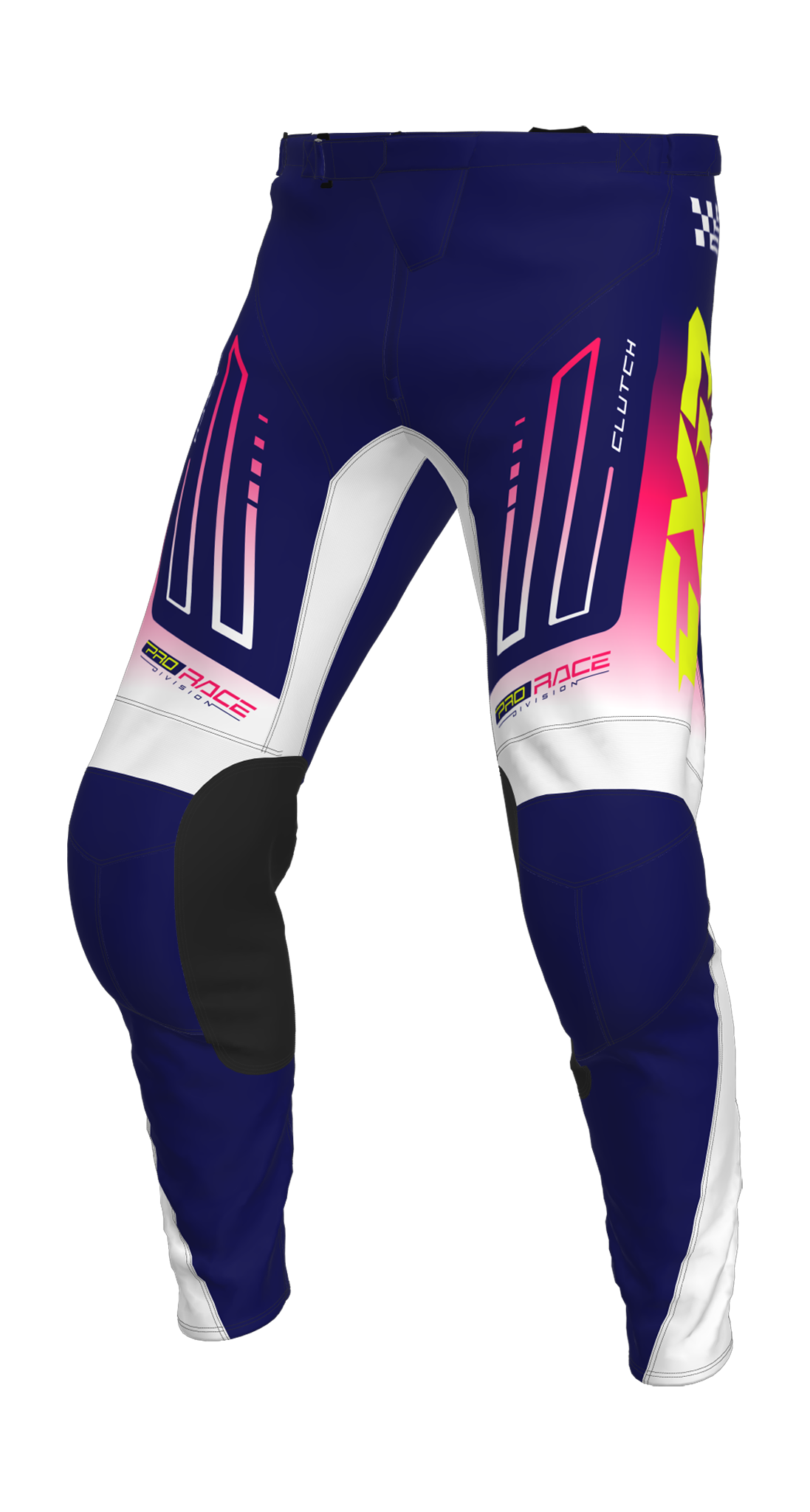 FXR Crossbroek 2026 Clutch - Navy / Razz / Wit