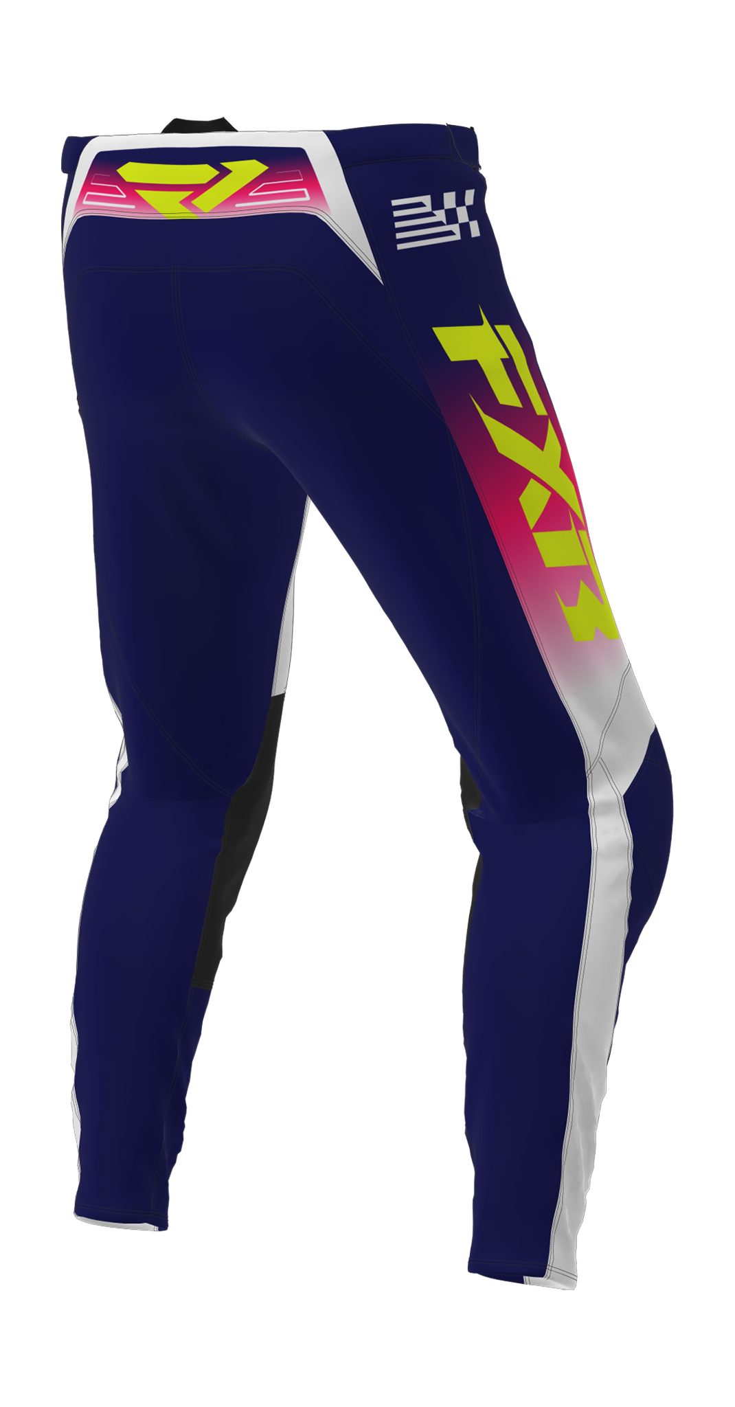 FXR Crossbroek 2026 Clutch - Navy / Razz / Wit