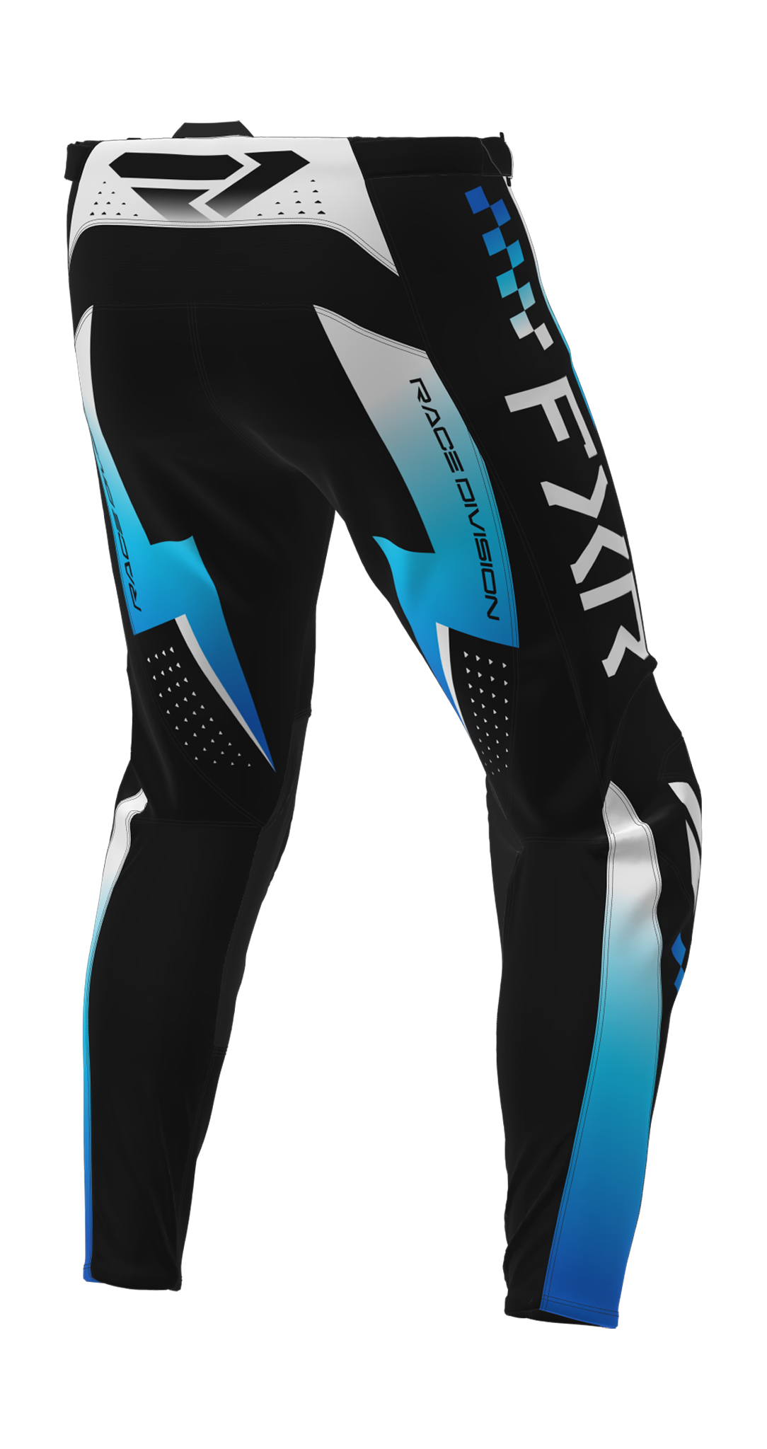 FXR Crossbroek 2026 Clutch Pro - Zwart / Blauw / Wit