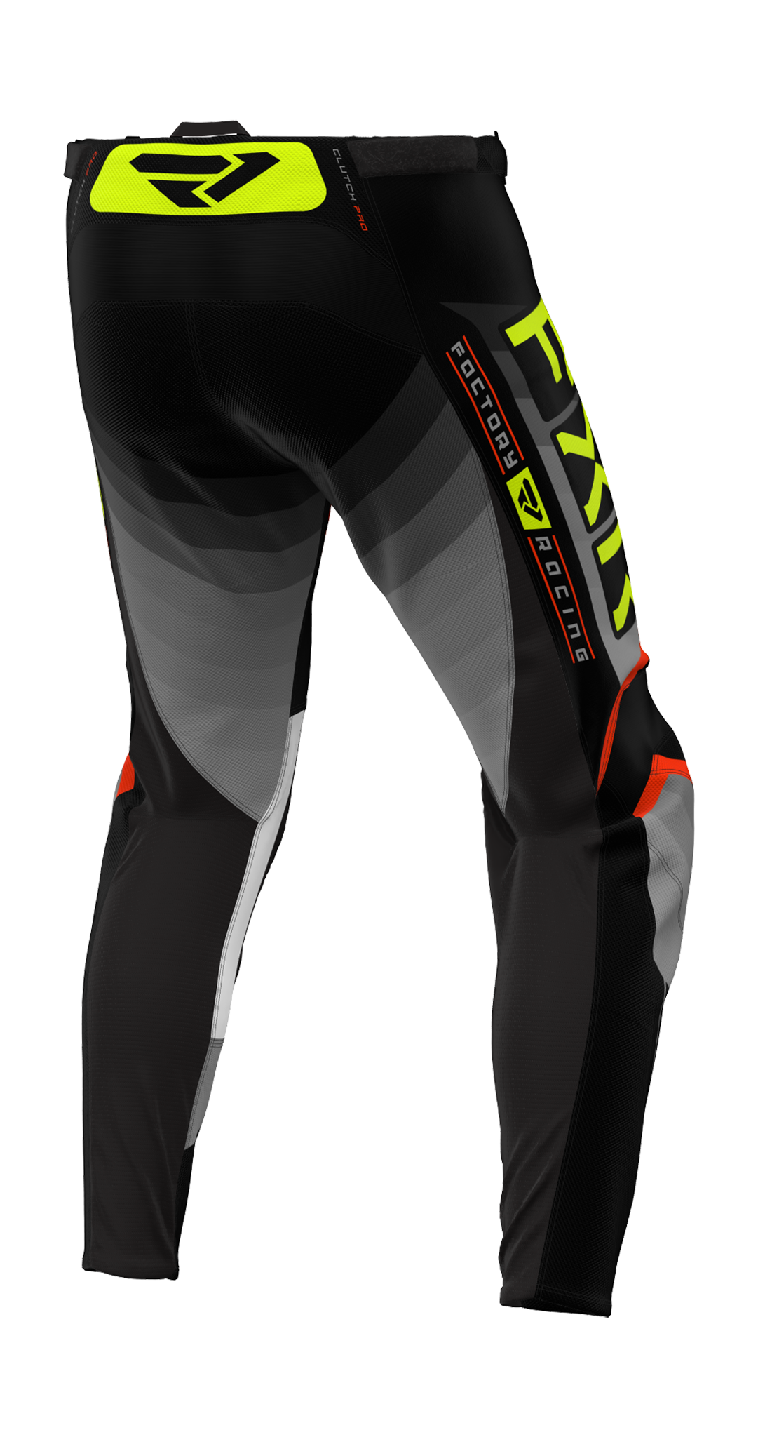 FXR Crossbroek Clutch Pro - Grijs / Nuke / HiVis