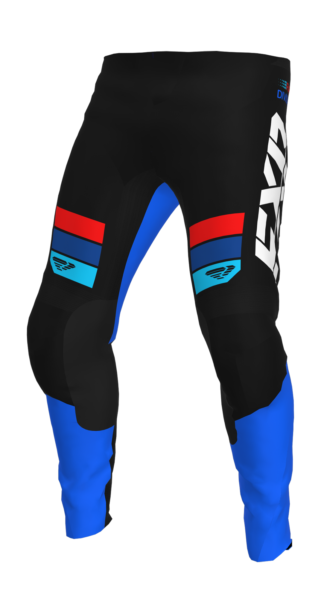 FXR Crossbroek Clutch - Zwart / Blauw / Rood