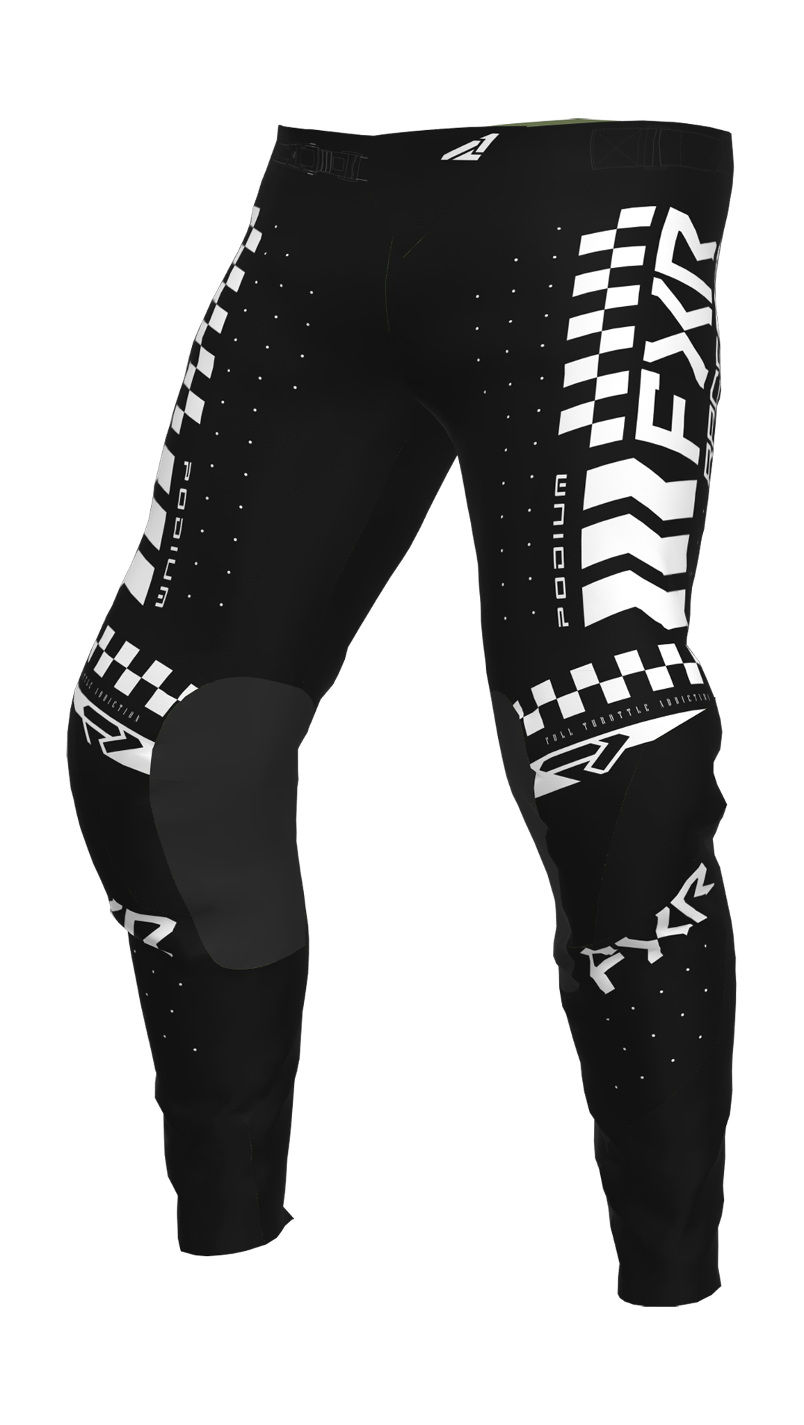 FXR Crossbroek Podium Gladiator - Zwart