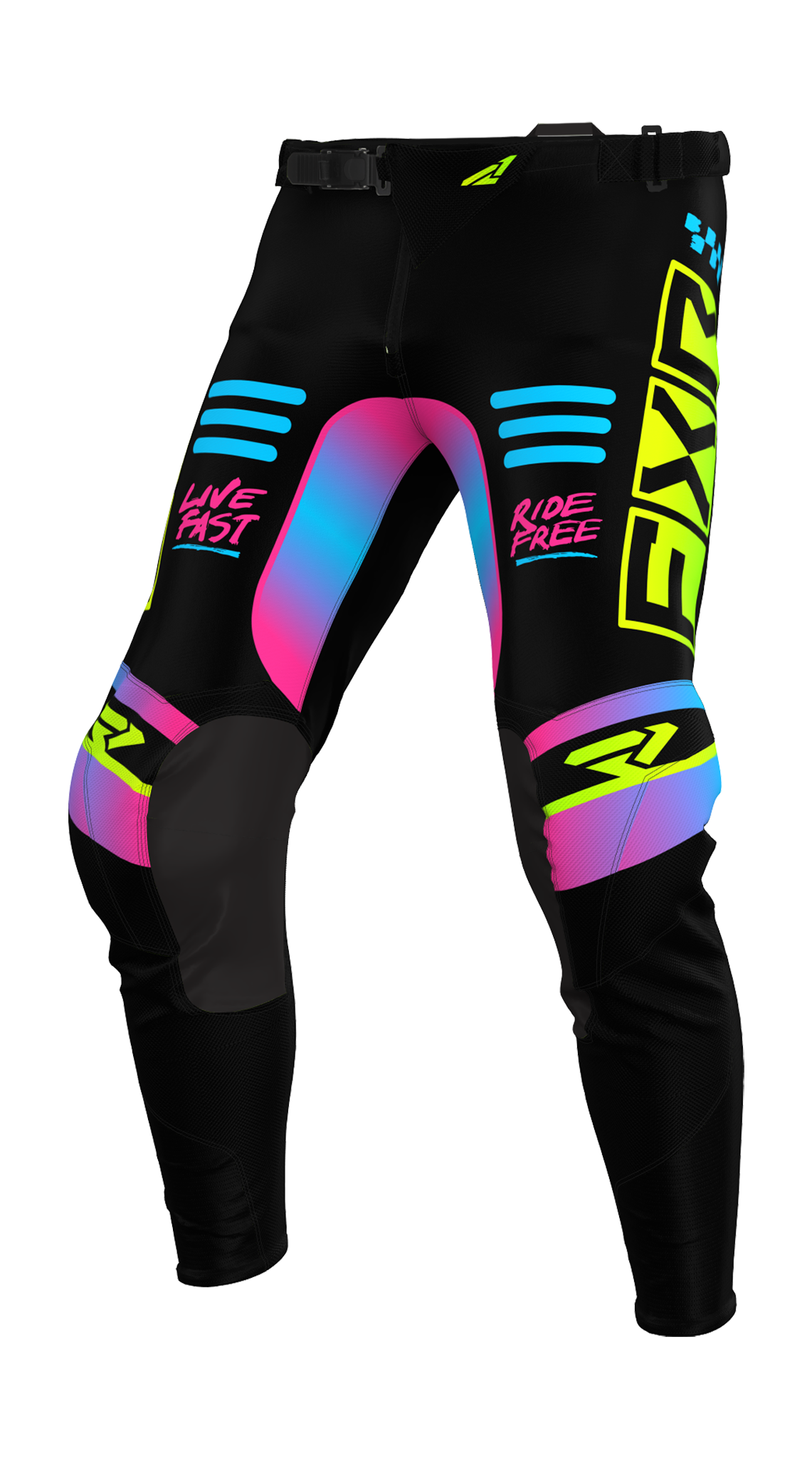 FXR Crossbroek Podium Gladiator - Zwart / Candy