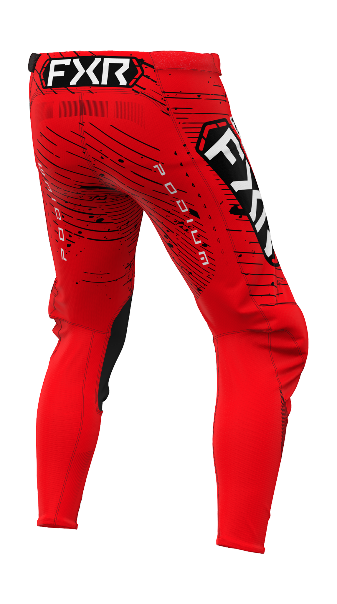 FXR Crossbroek Podium - Zwart / Rood