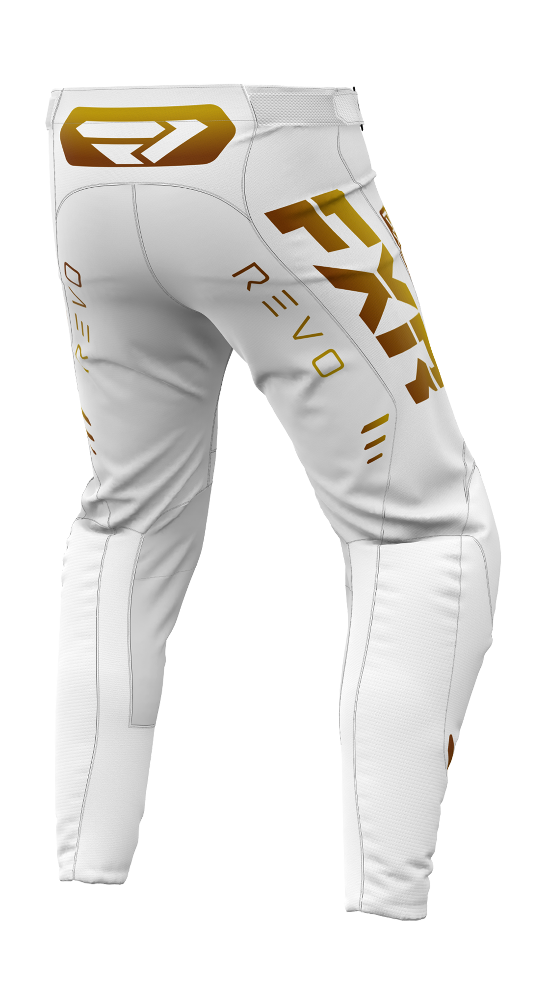 FXR Crossbroek Revo - Wit / Goud