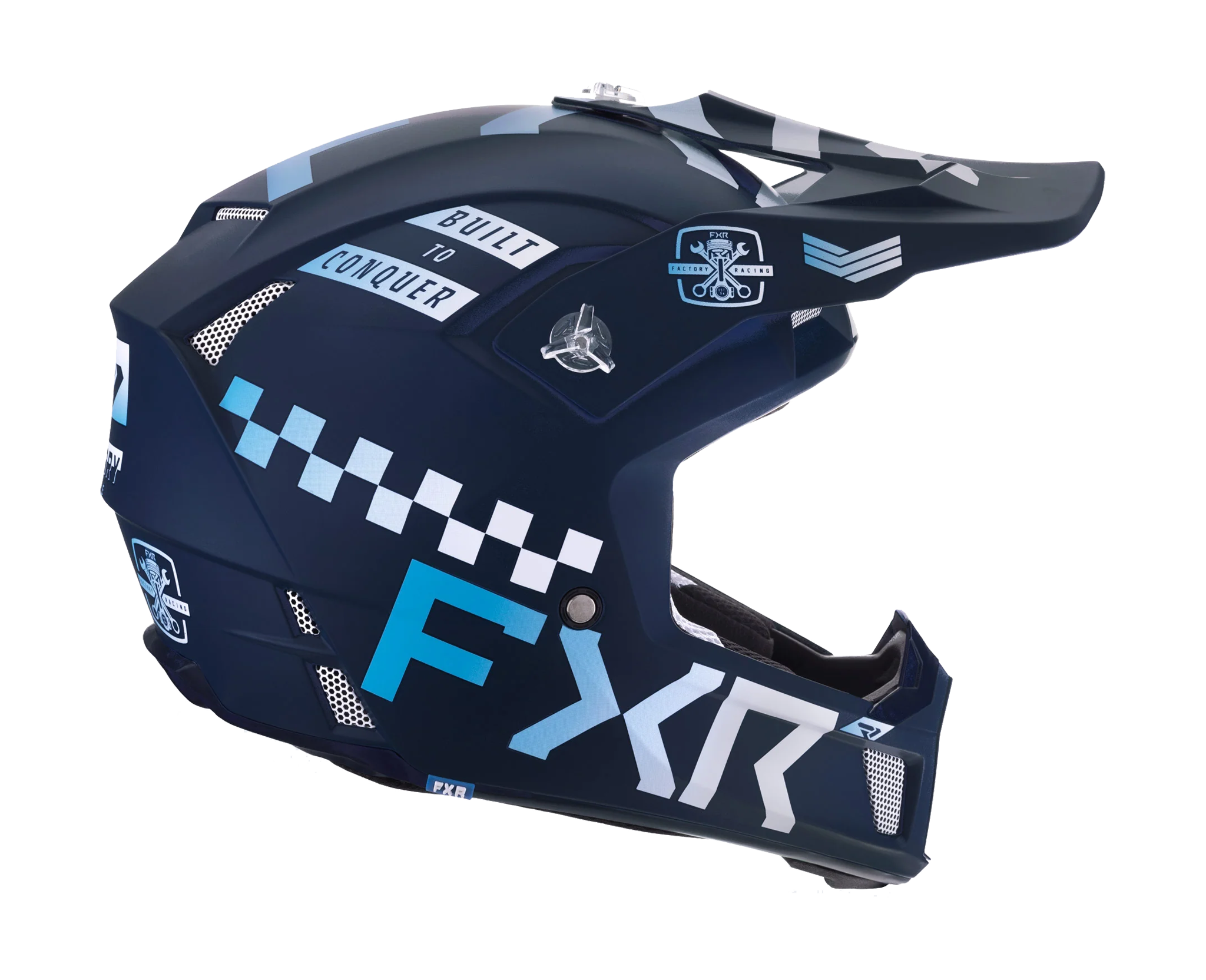 FXR Crosshelm Clutch Gladiator - Blauw