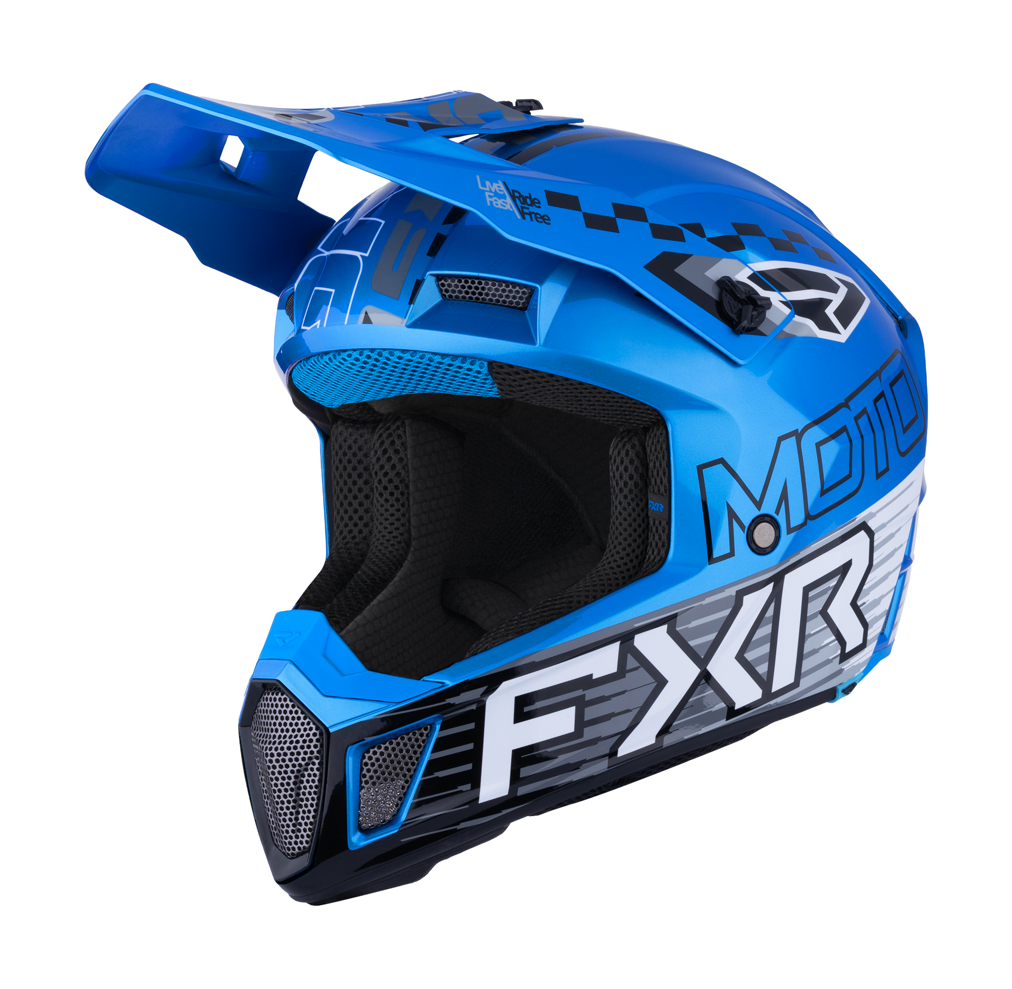 FXR Crosshelm Clutch Race Div - Blauw