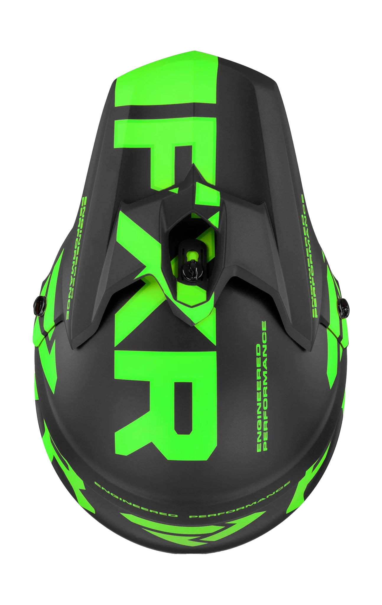 FXR Crosshelm Torque Team - Zwart / Lime
