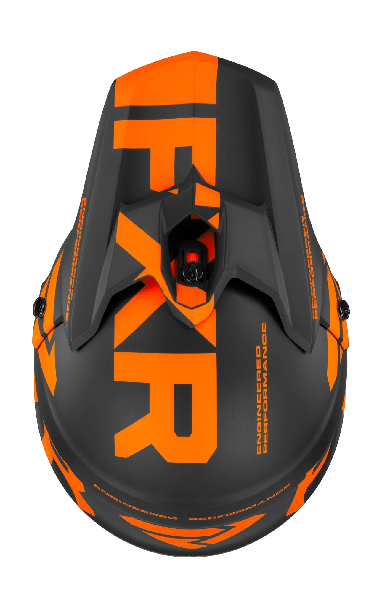 FXR Crosshelm Torque Team - Zwart / Oranje