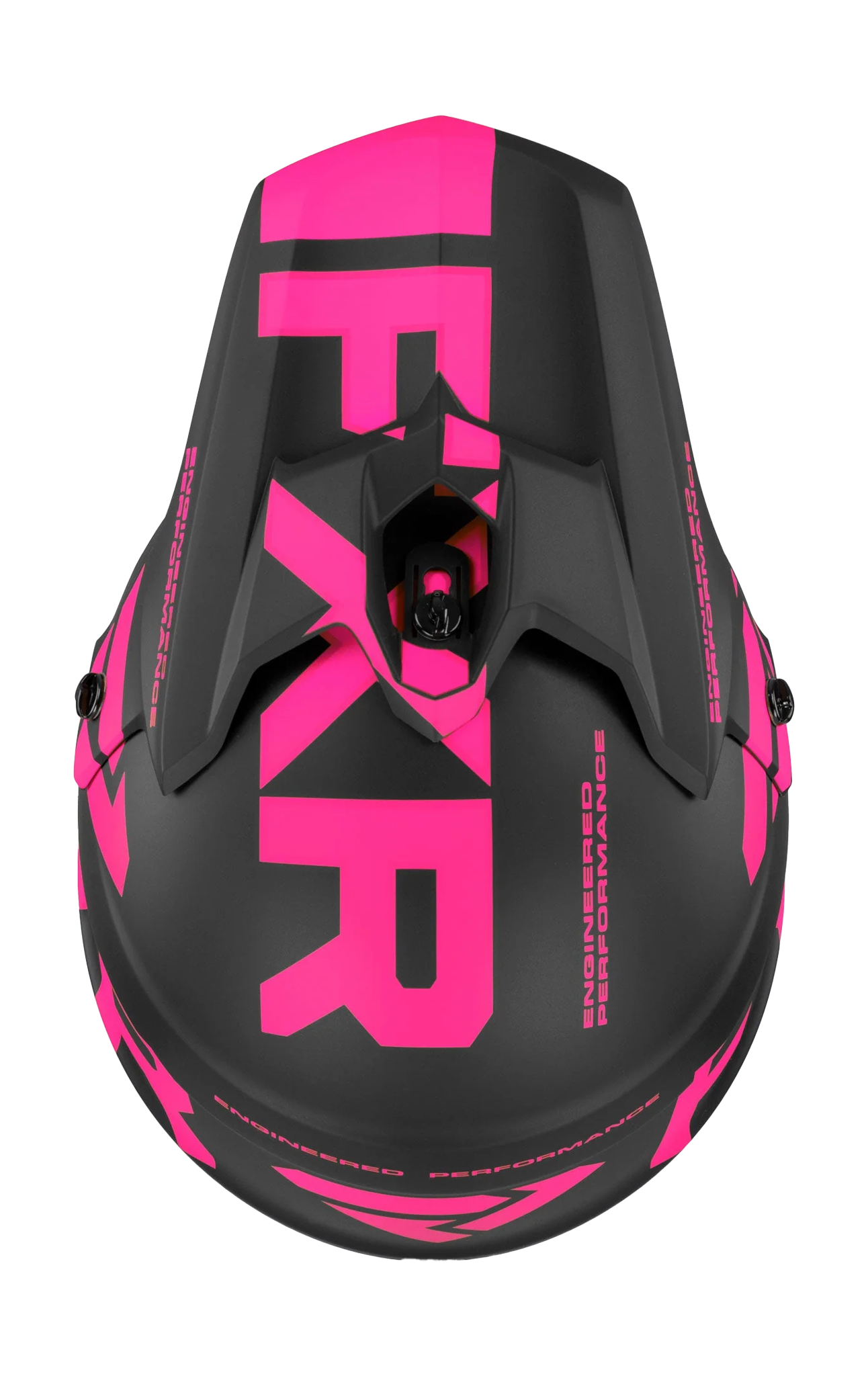 FXR Crosshelm Torque Team - Zwart / Roze