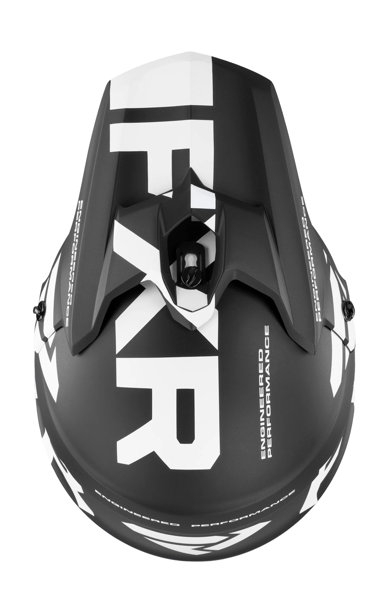 FXR Crosshelm Torque Team - Zwart / Wit