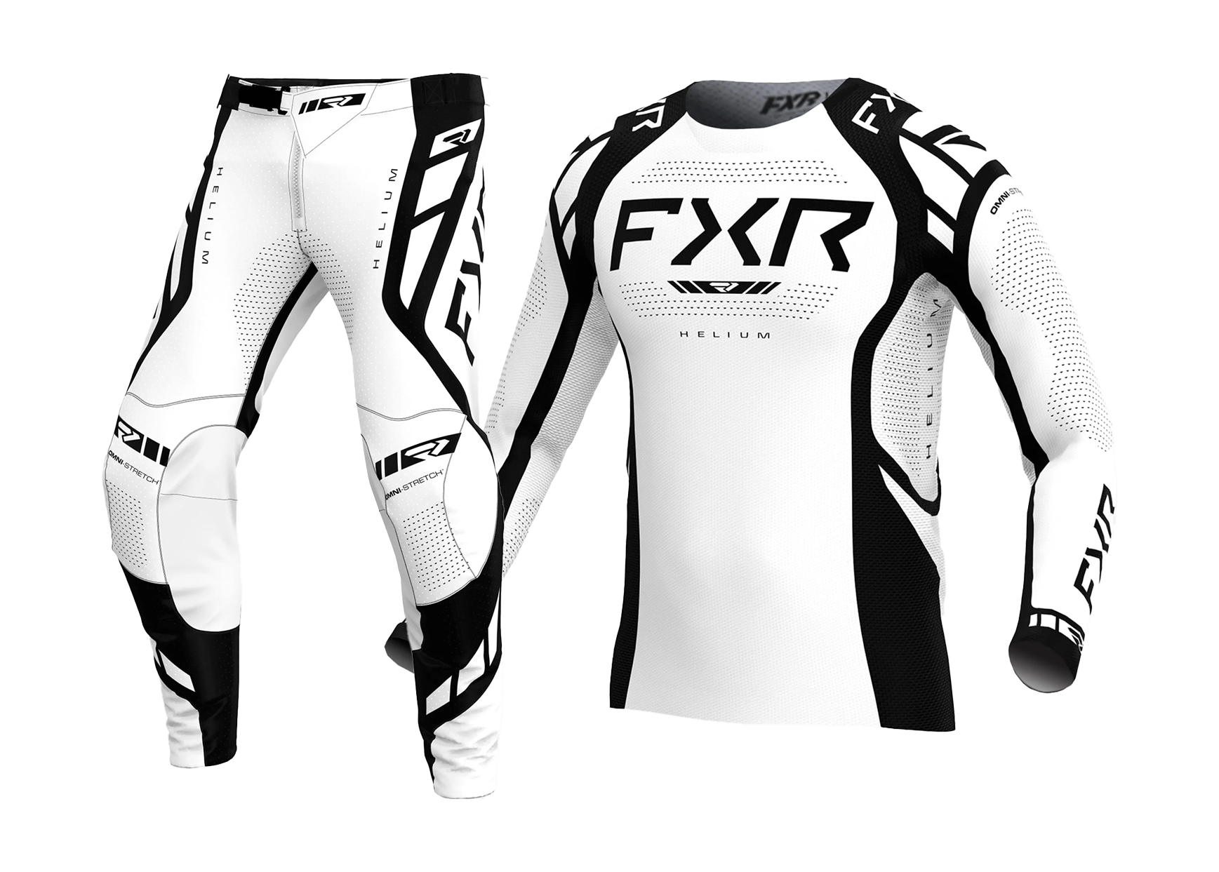 FXR Crosskleding 2026 Helium - Wit / Zwart
