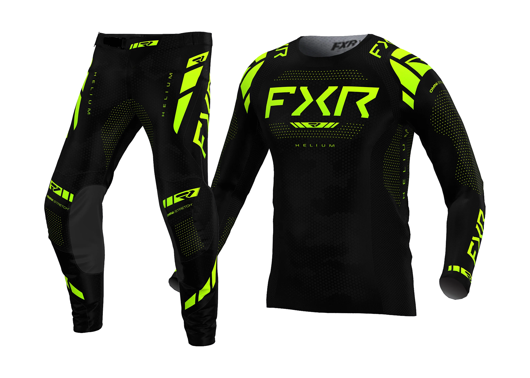 FXR Crosskleding 2026 Helium - Zwart / HiVis