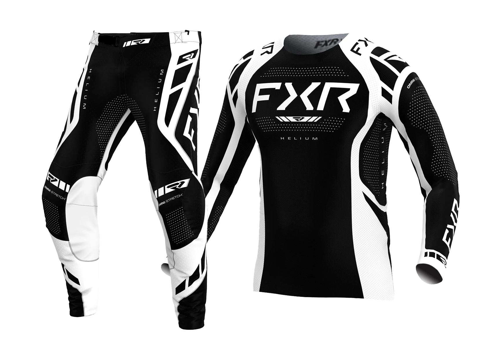 FXR Crosskleding 2026 Helium - Zwart / Wit